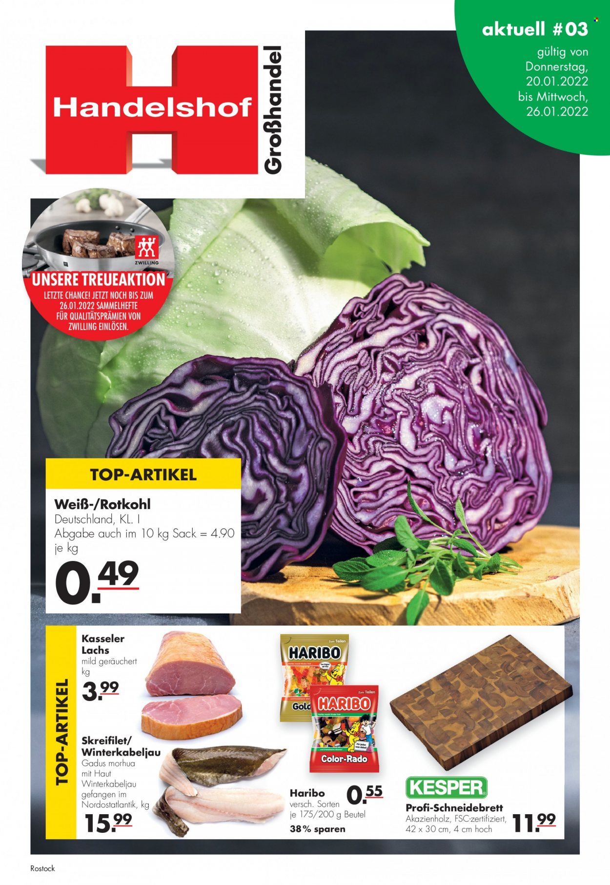 Handelshof Prospekte  - 20.01.2022 - 26.01.2022. Seite 1