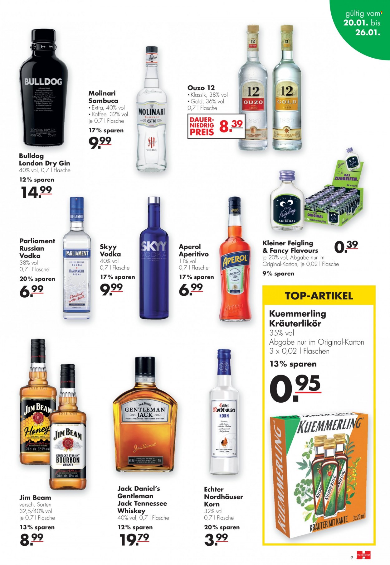 Handelshof Prospekte  - 20.01.2022 - 26.01.2022. Seite 9