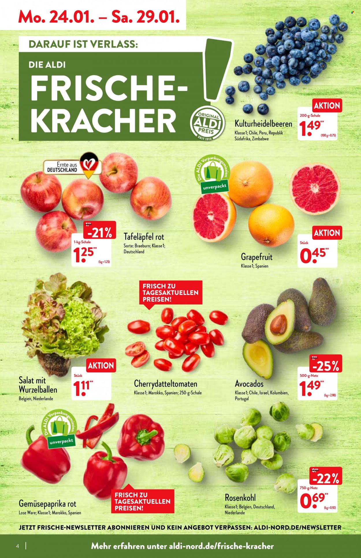 ALDI Nord Prospekte  - 24.01.2022 - 29.01.2022. Seite 4