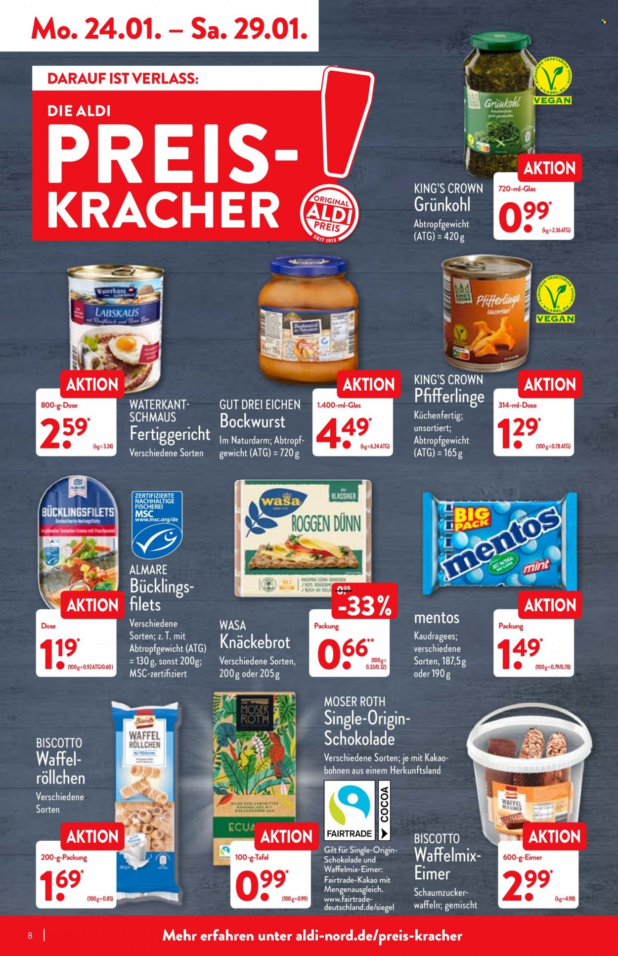 ALDI Nord Prospekte  - 24.01.2022 - 29.01.2022. Seite 8