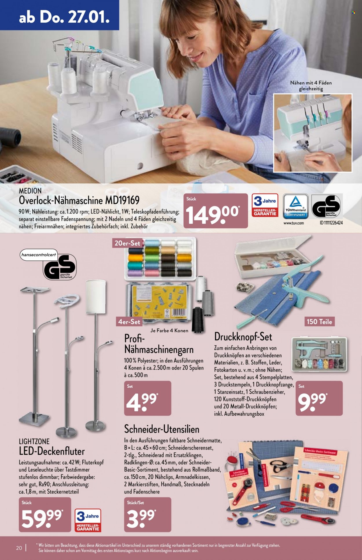 ALDI Nord Prospekte  - 24.01.2022 - 29.01.2022. Seite 20