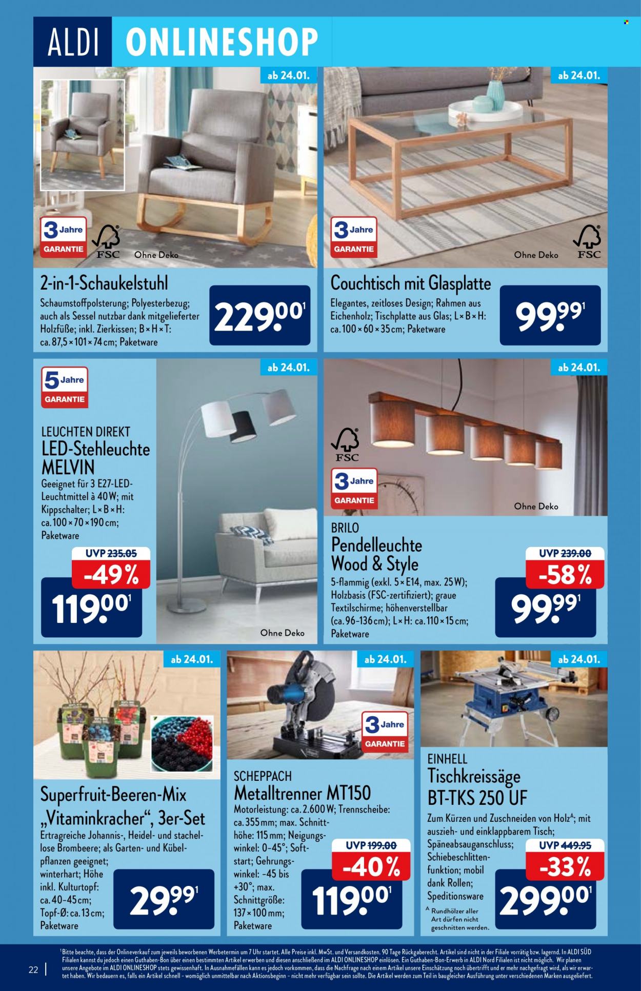 ALDI Nord Prospekte  - 24.01.2022 - 29.01.2022. Seite 22
