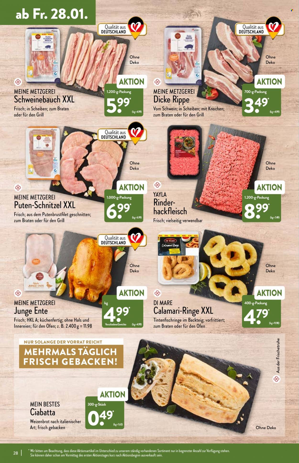 ALDI Nord Prospekte  - 24.01.2022 - 29.01.2022. Seite 28