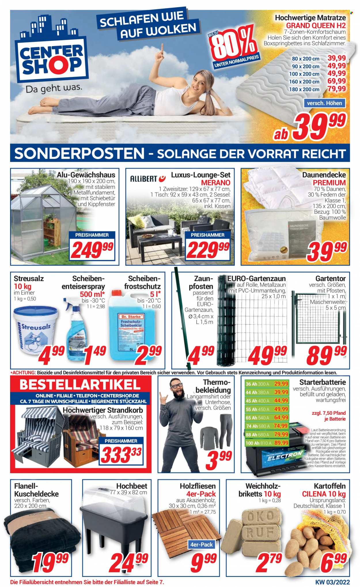 CENTERSHOP Prospekte  - 17.01.2022 - 22.01.2022. Seite 1