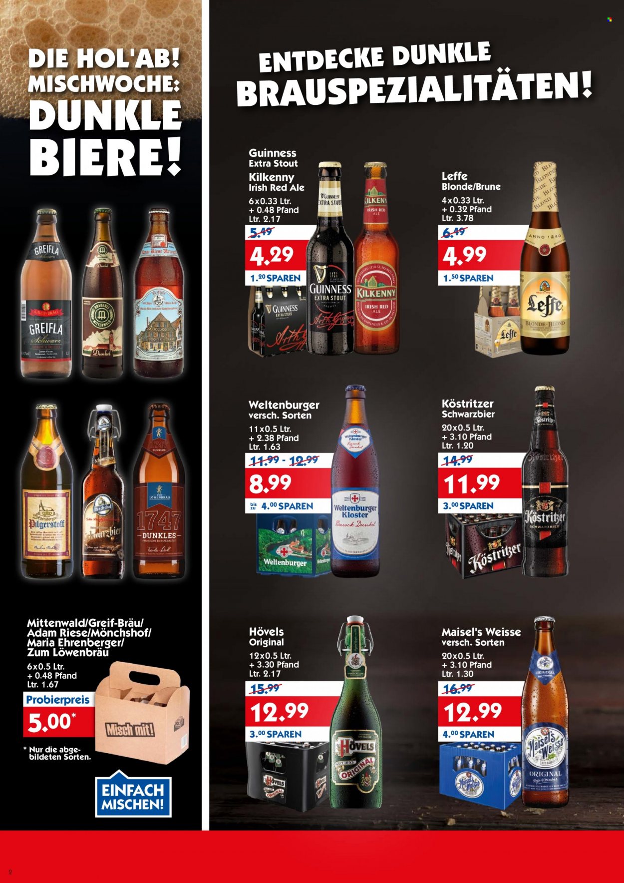 Hol'ab! Getränkemarkt Prospekte  - 17.01.2022 - 22.01.2022. Seite 2