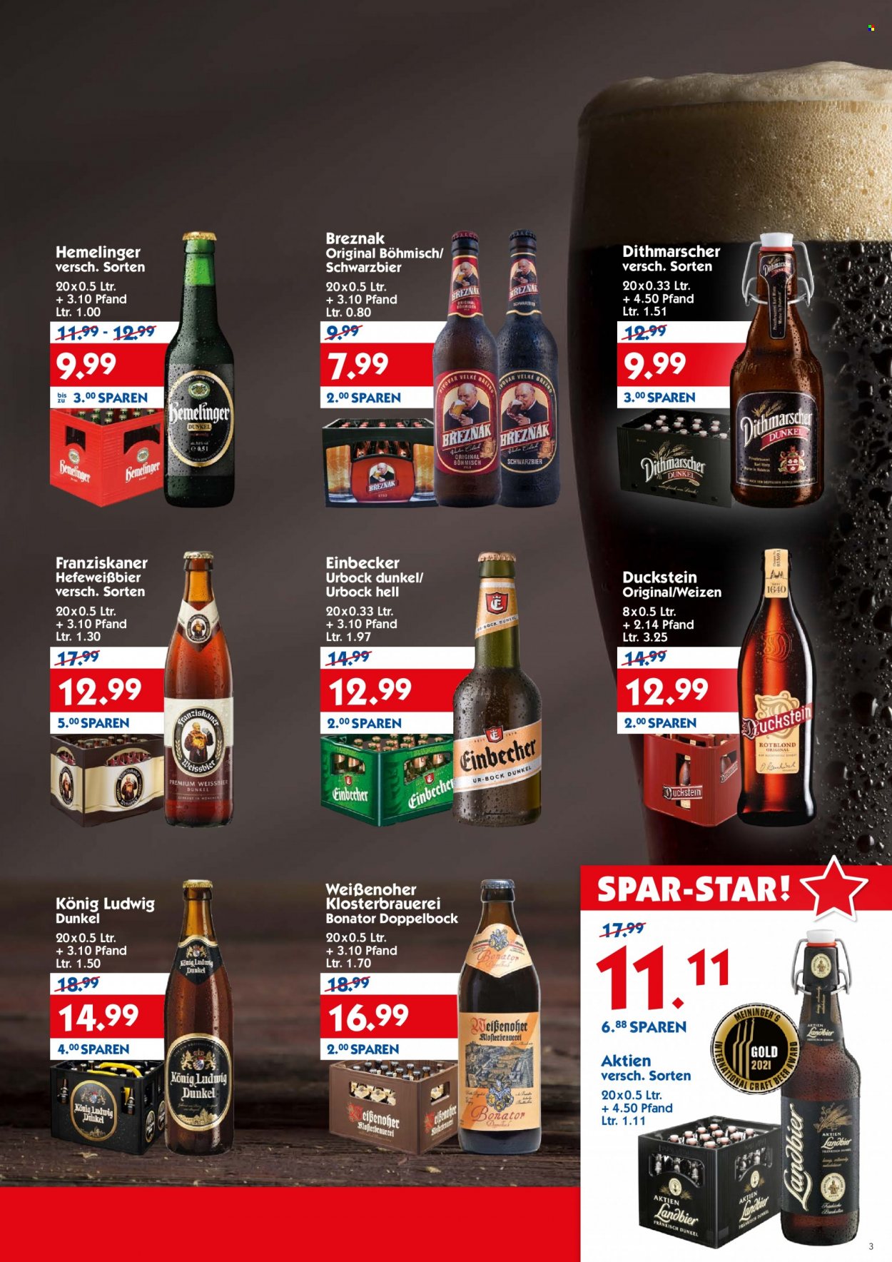 Hol'ab! Getränkemarkt Prospekte  - 17.01.2022 - 22.01.2022. Seite 3