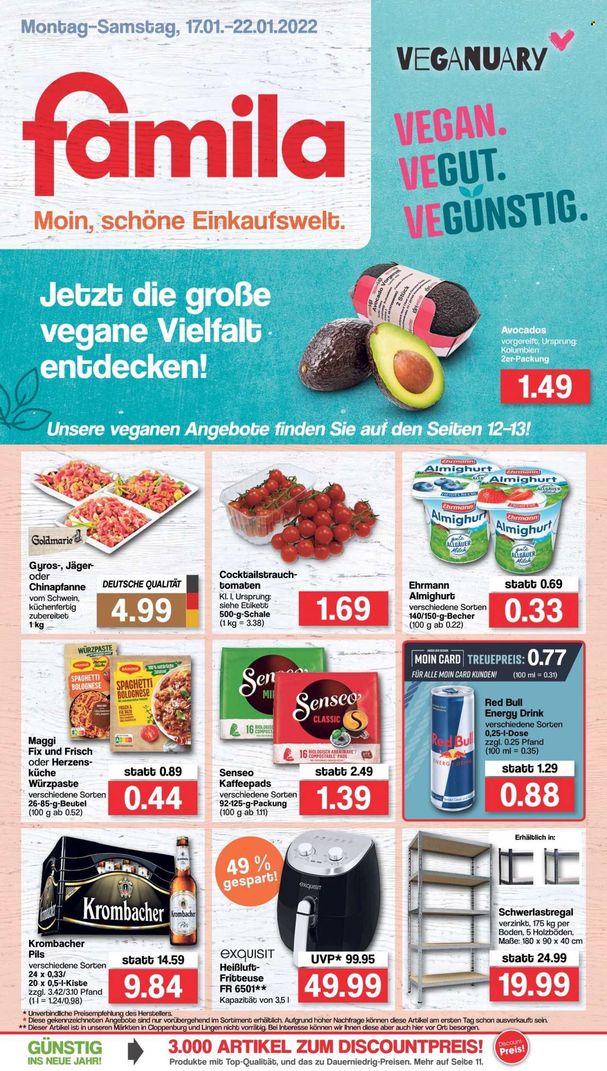 famila Prospekte  - 17.01.2022 - 22.01.2022. Seite 1