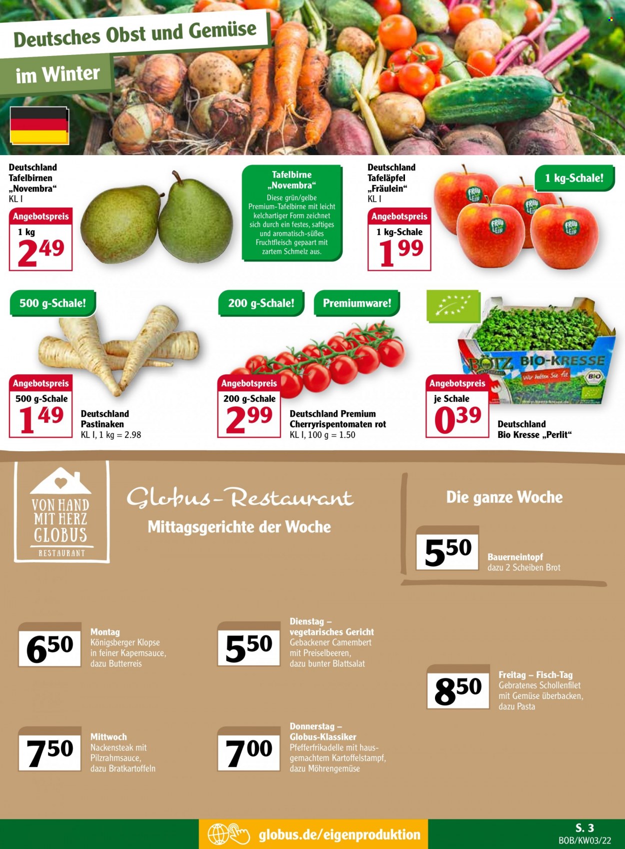 Globus Prospekte  - 17.01.2022 - 22.01.2022. Seite 3