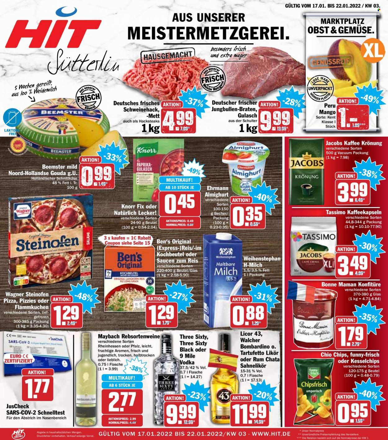 Hit Prospekte  - 17.01.2022 - 22.01.2022. Seite 1