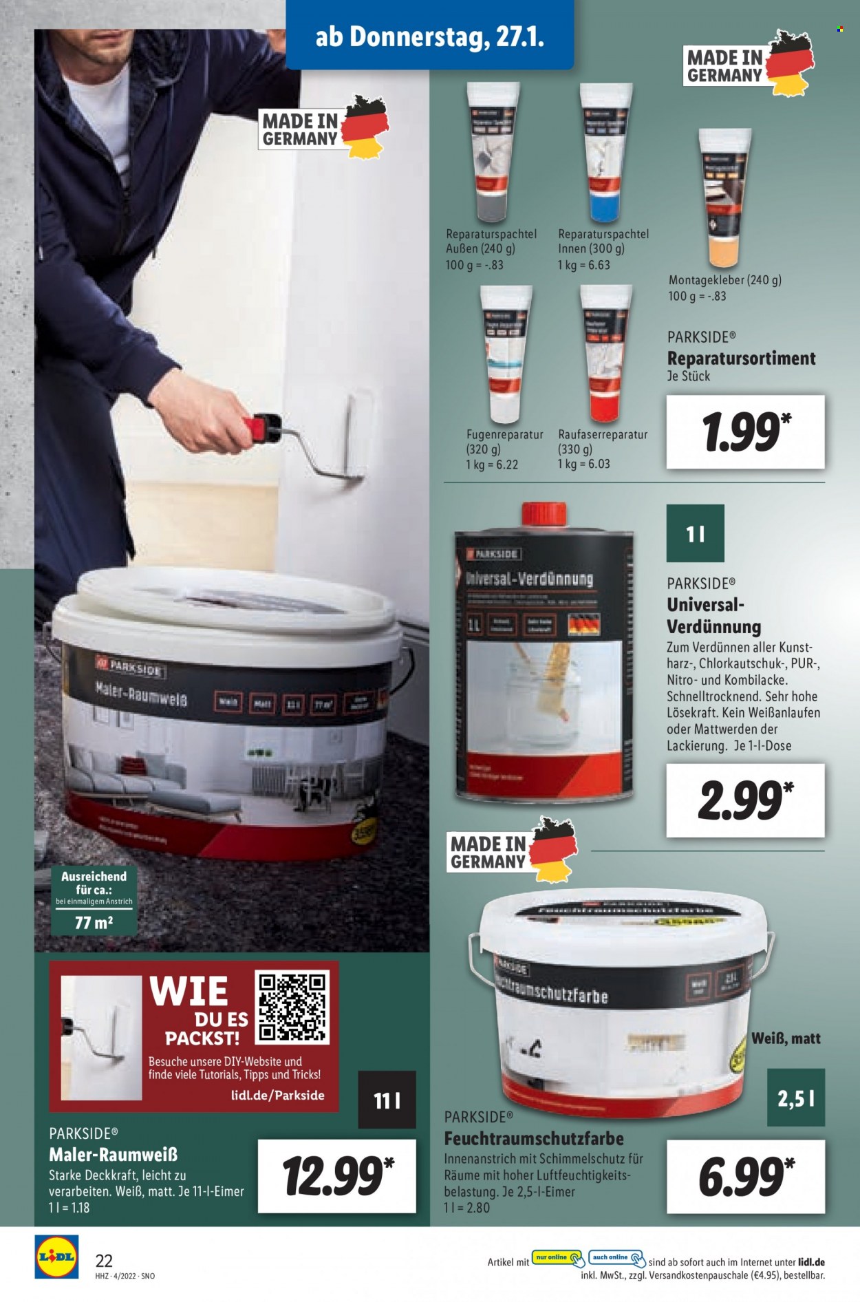 Lidl Prospekte  - 24.01.2022 - 29.01.2022. Seite 22