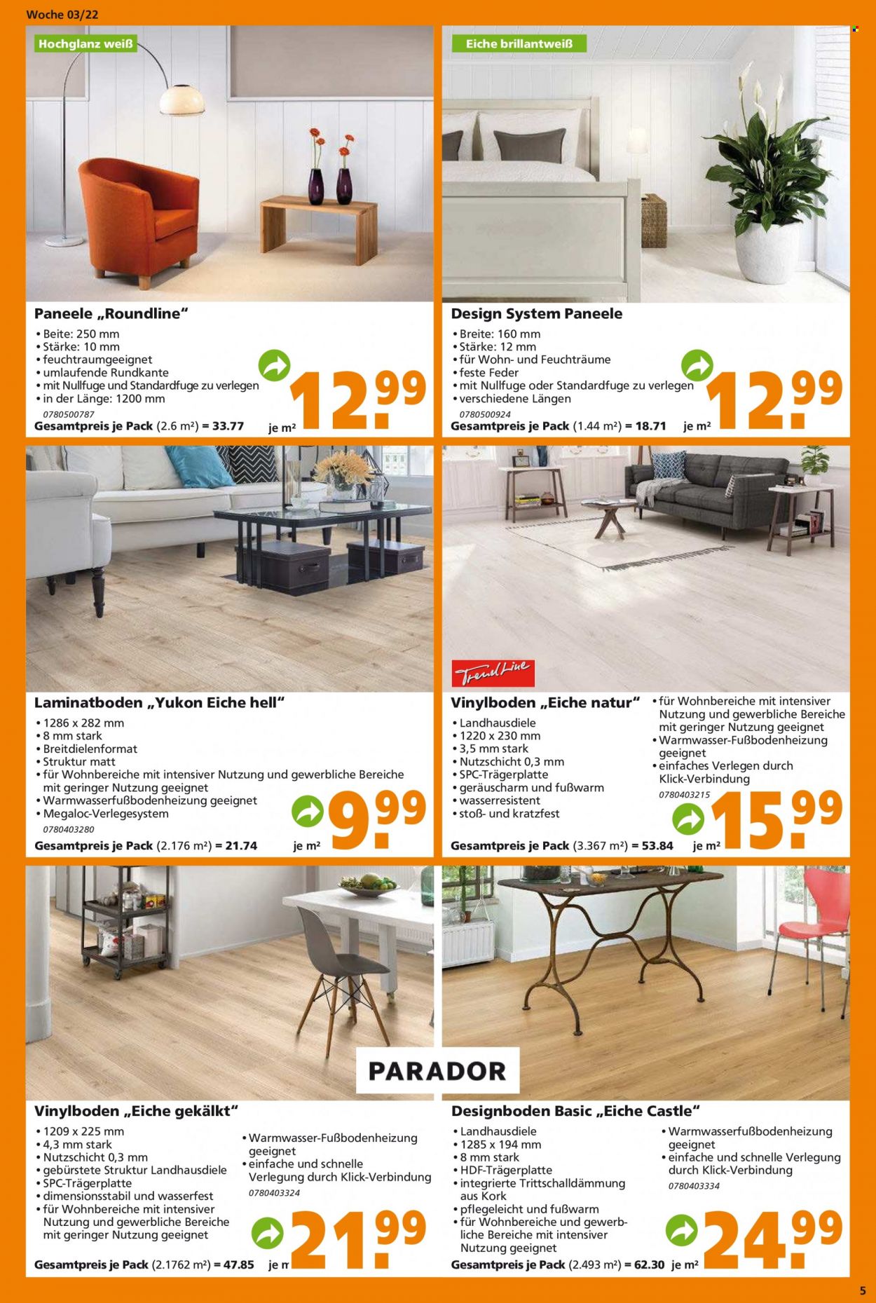 Globus Baumarkt Prospekte  - 17.01.2022 - 22.01.2022. Seite 5