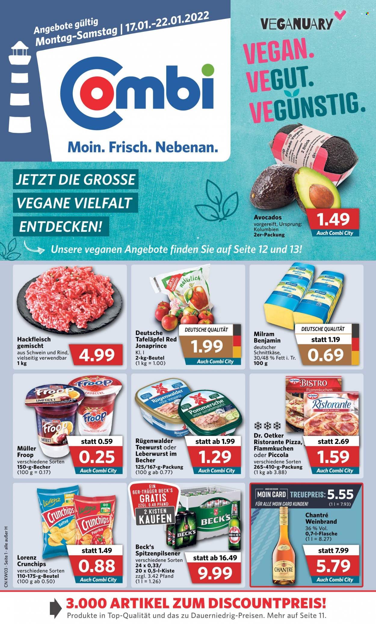 Combi Prospekte  - 17.01.2022 - 22.01.2022. Seite 1