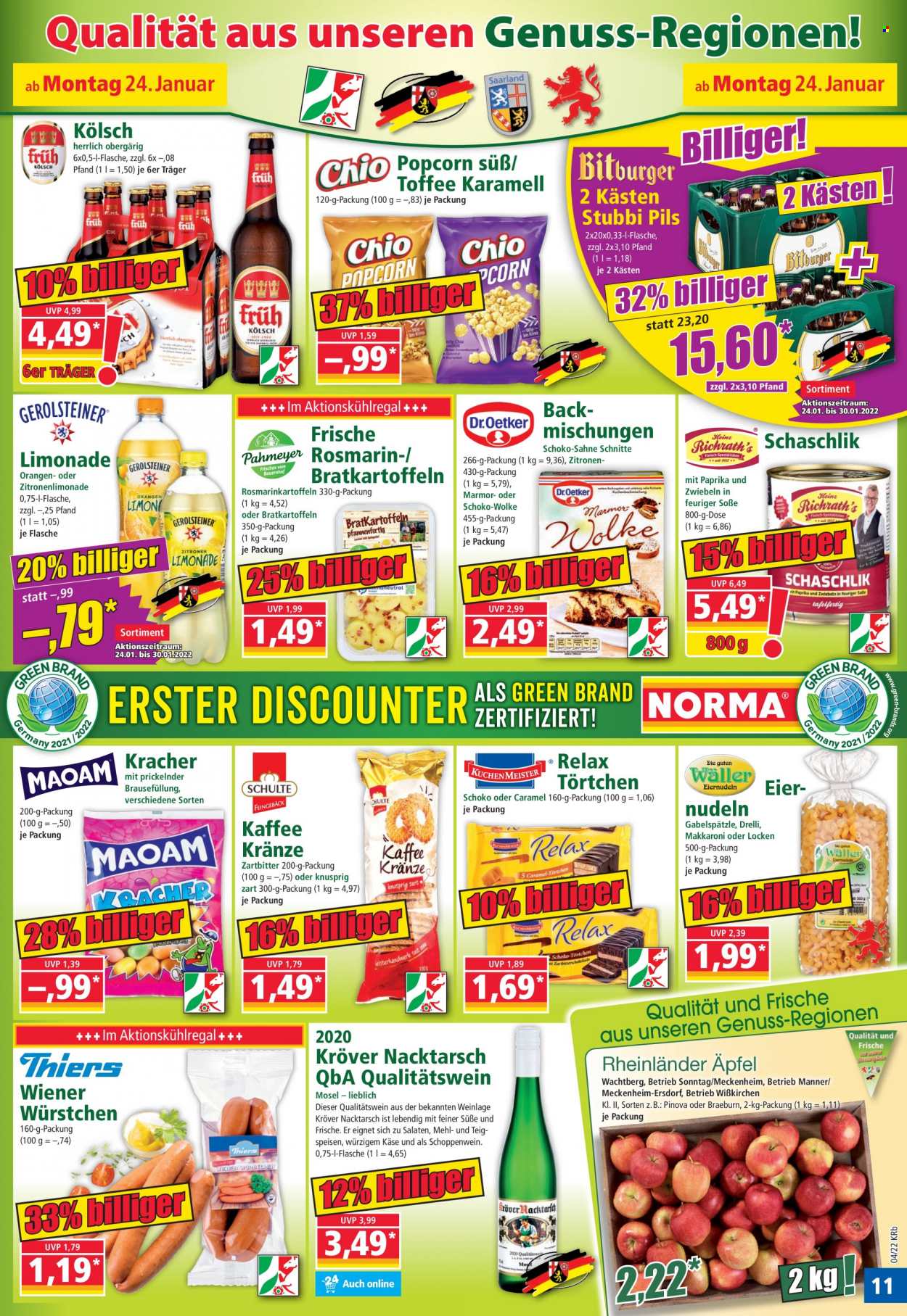 Norma Prospekte  - 24.01.2022 - 30.01.2022. Seite 11