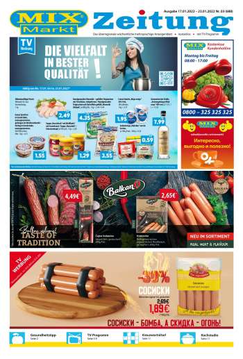 Prospekte Mix Markt - 17.01.2022 - 23.01.2022.