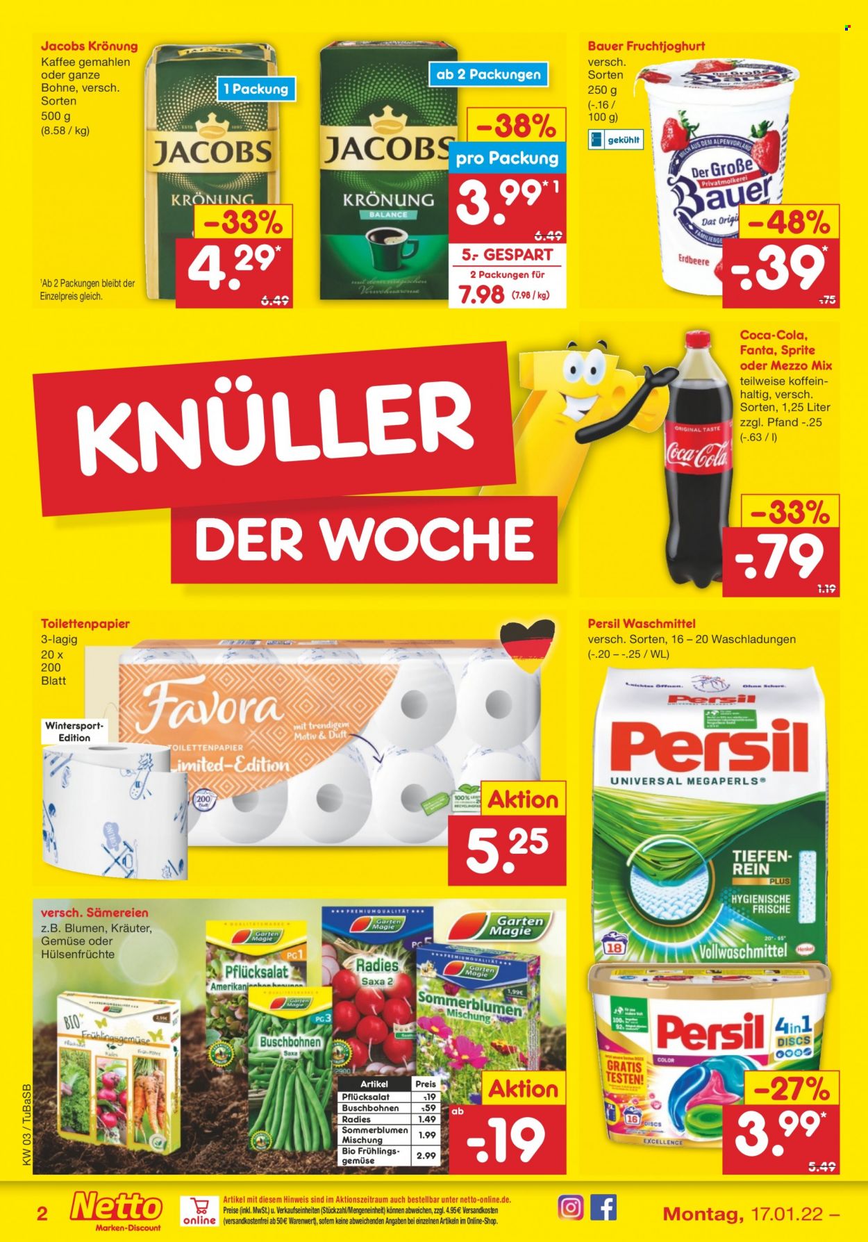 Netto Marken-Discount Prospekte  - 17.01.2022 - 22.01.2022. Seite 2