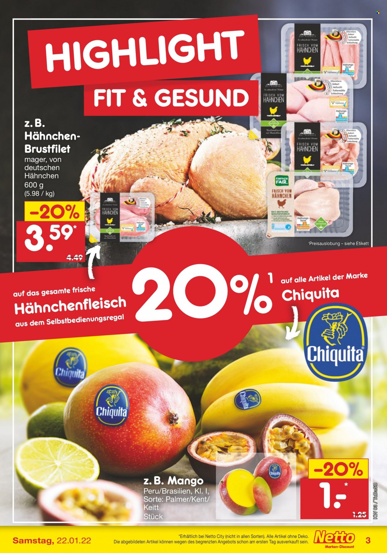 Netto Marken-Discount Prospekte  - 17.01.2022 - 22.01.2022. Seite 3