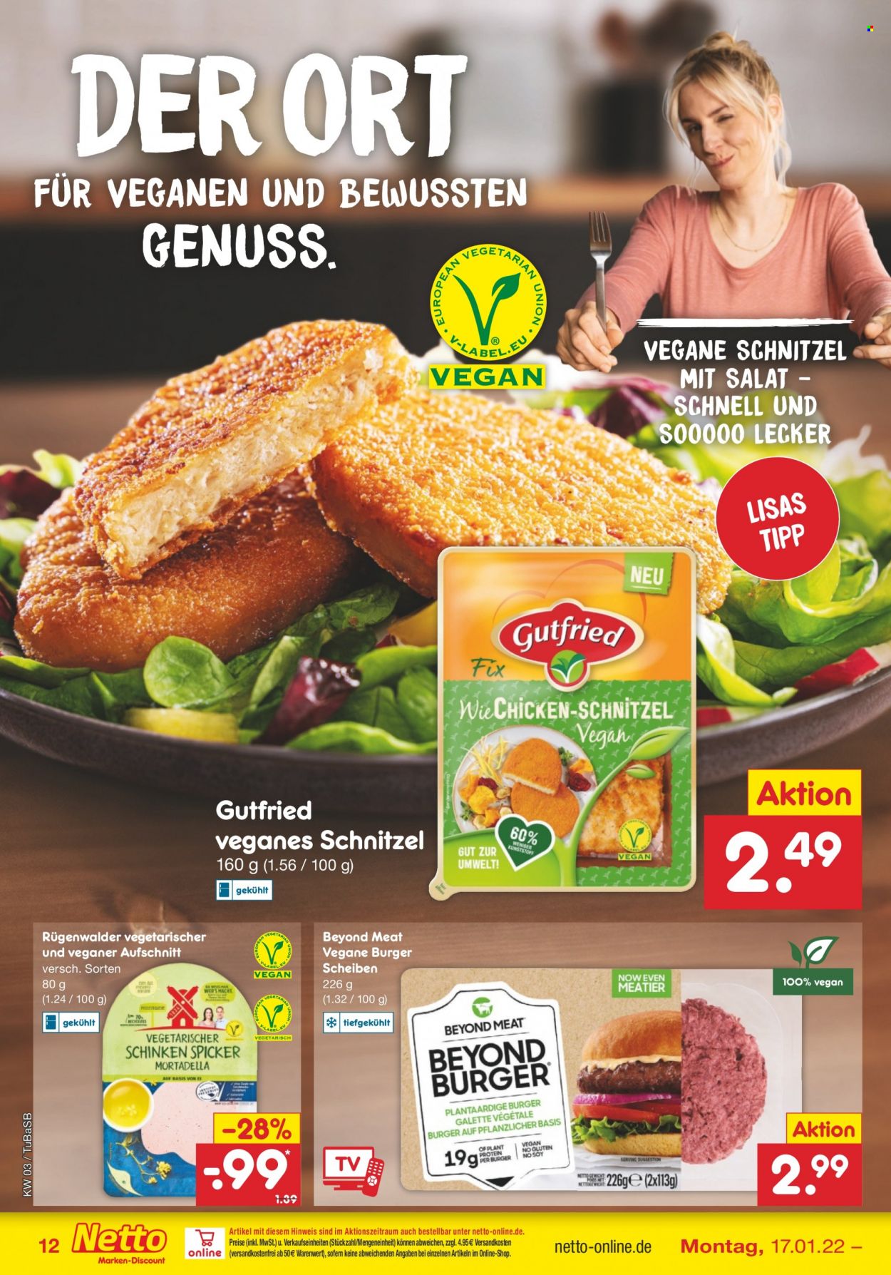Netto Marken-Discount Prospekte  - 17.01.2022 - 22.01.2022. Seite 12