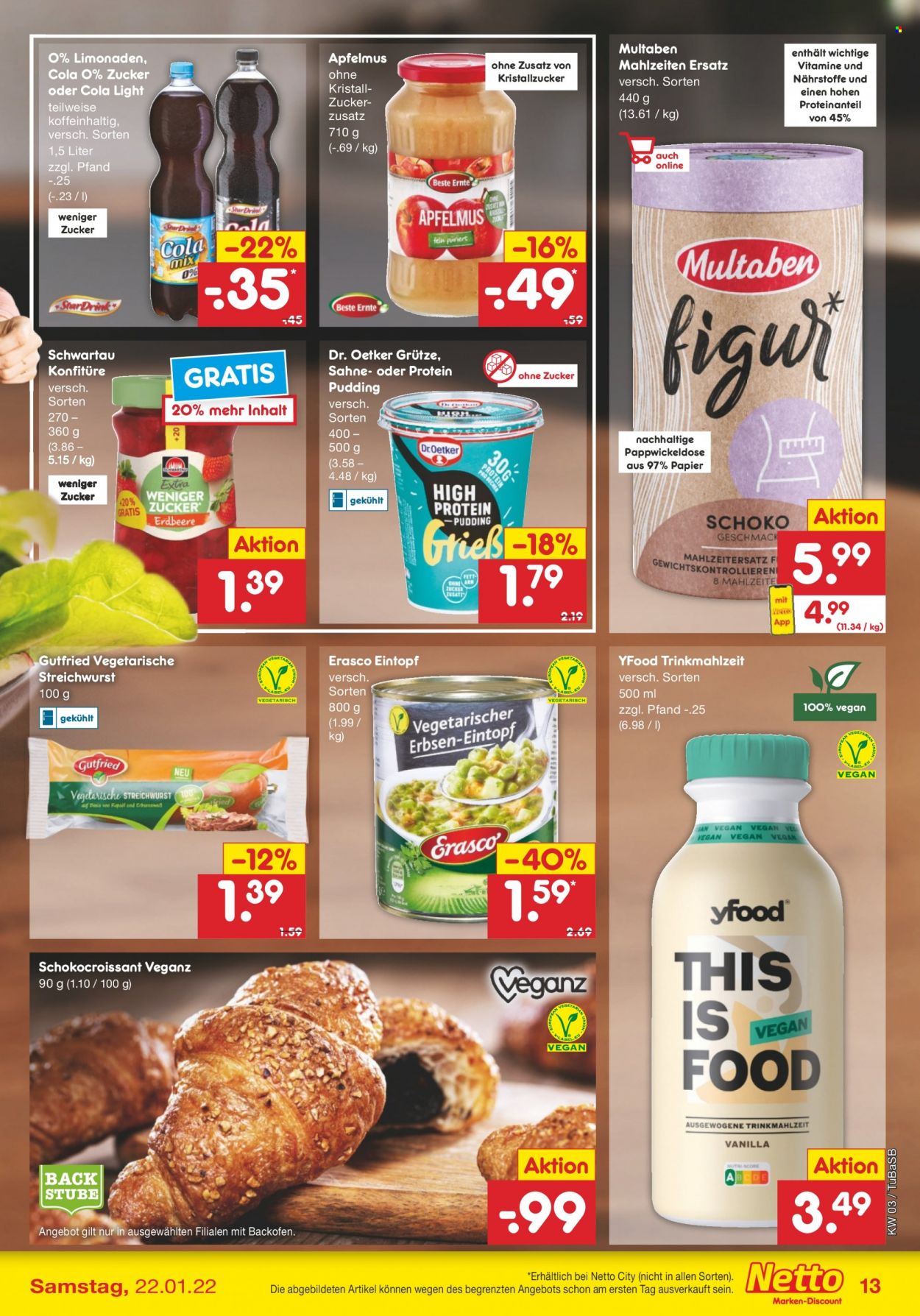 Netto Marken-Discount Prospekte  - 17.01.2022 - 22.01.2022. Seite 13