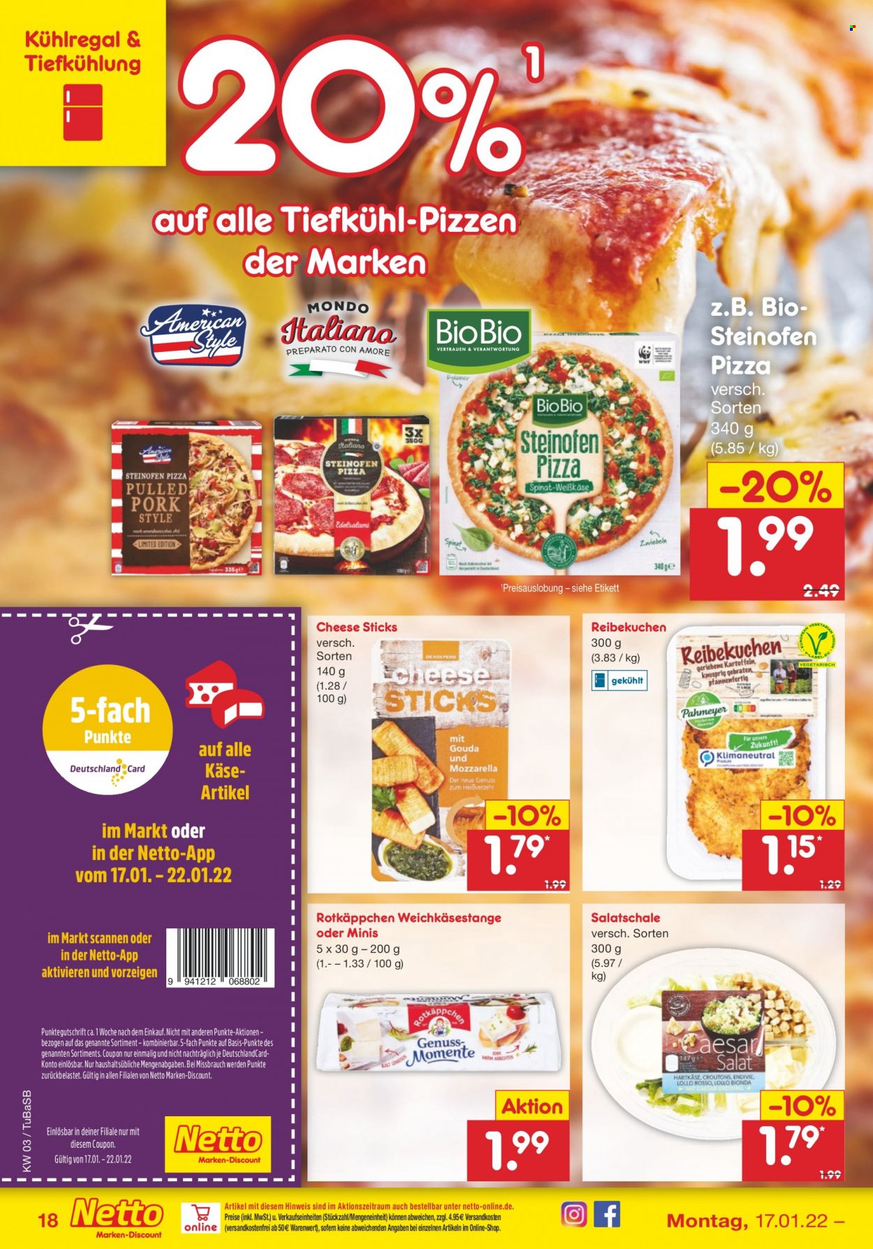 Netto Marken-Discount Prospekte  - 17.01.2022 - 22.01.2022. Seite 18