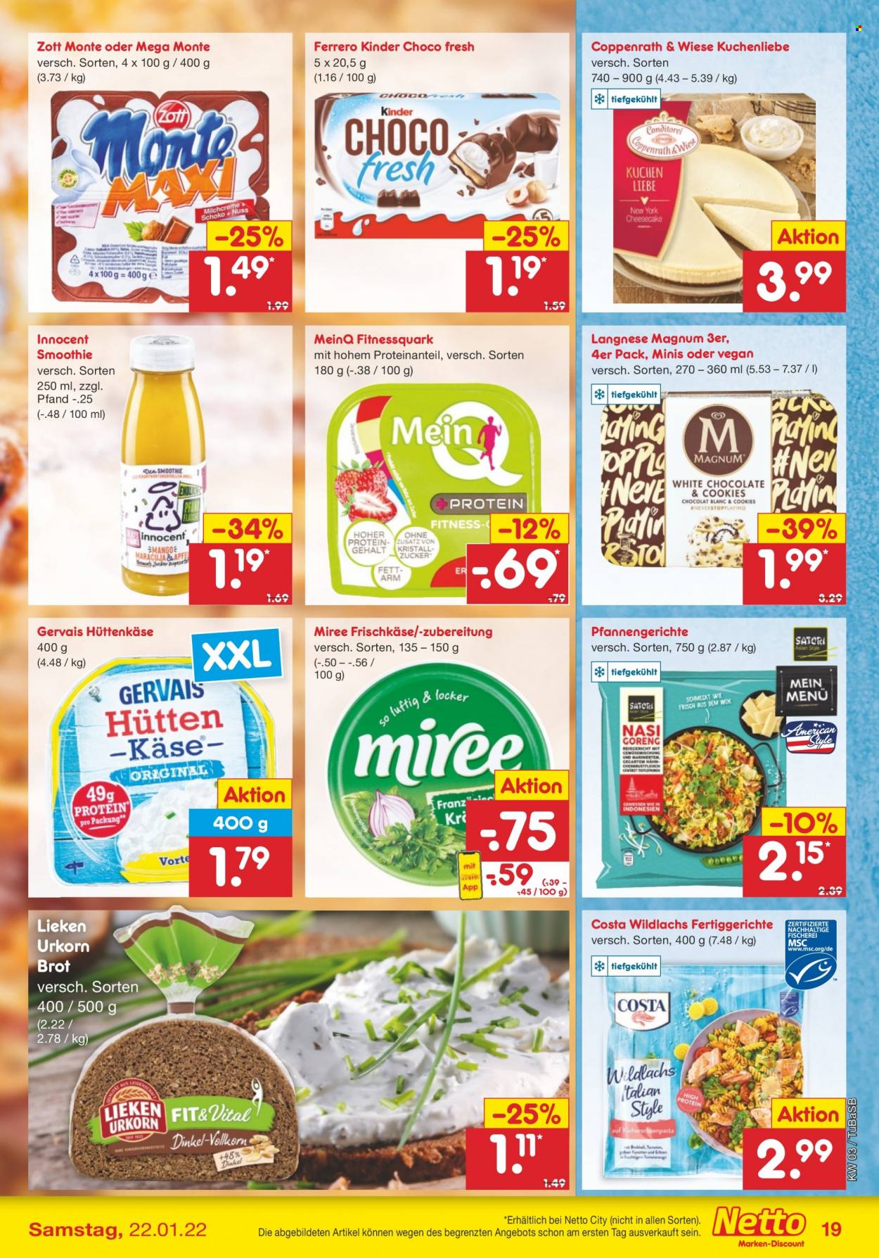 Netto Marken-Discount Prospekte  - 17.01.2022 - 22.01.2022. Seite 19
