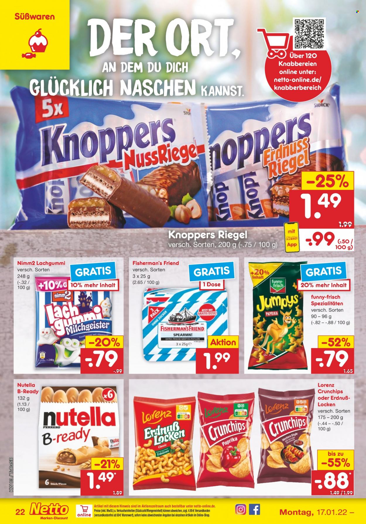 Netto Marken-Discount Prospekte  - 17.01.2022 - 22.01.2022. Seite 22