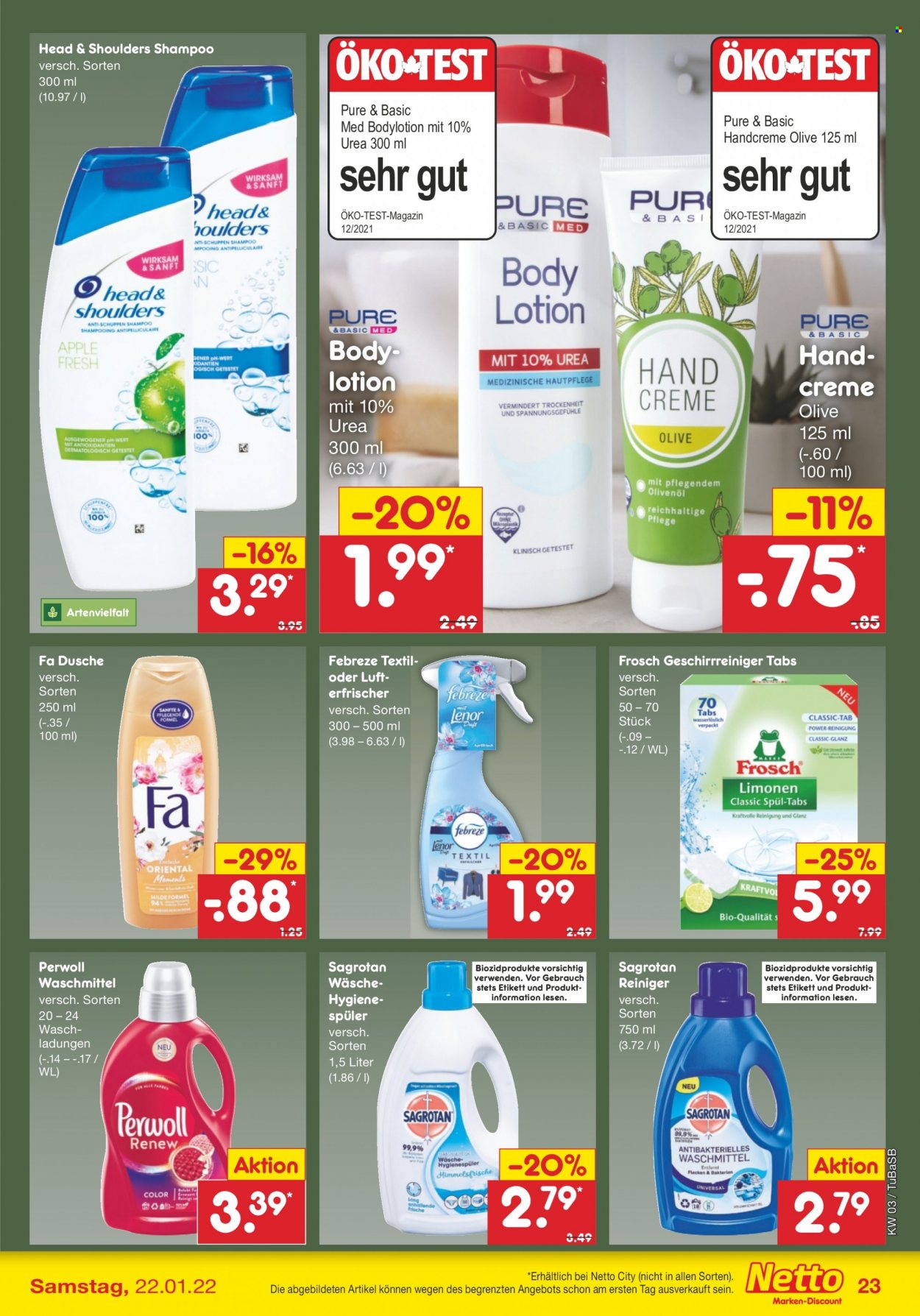 Netto Marken-Discount Prospekte  - 17.01.2022 - 22.01.2022. Seite 23
