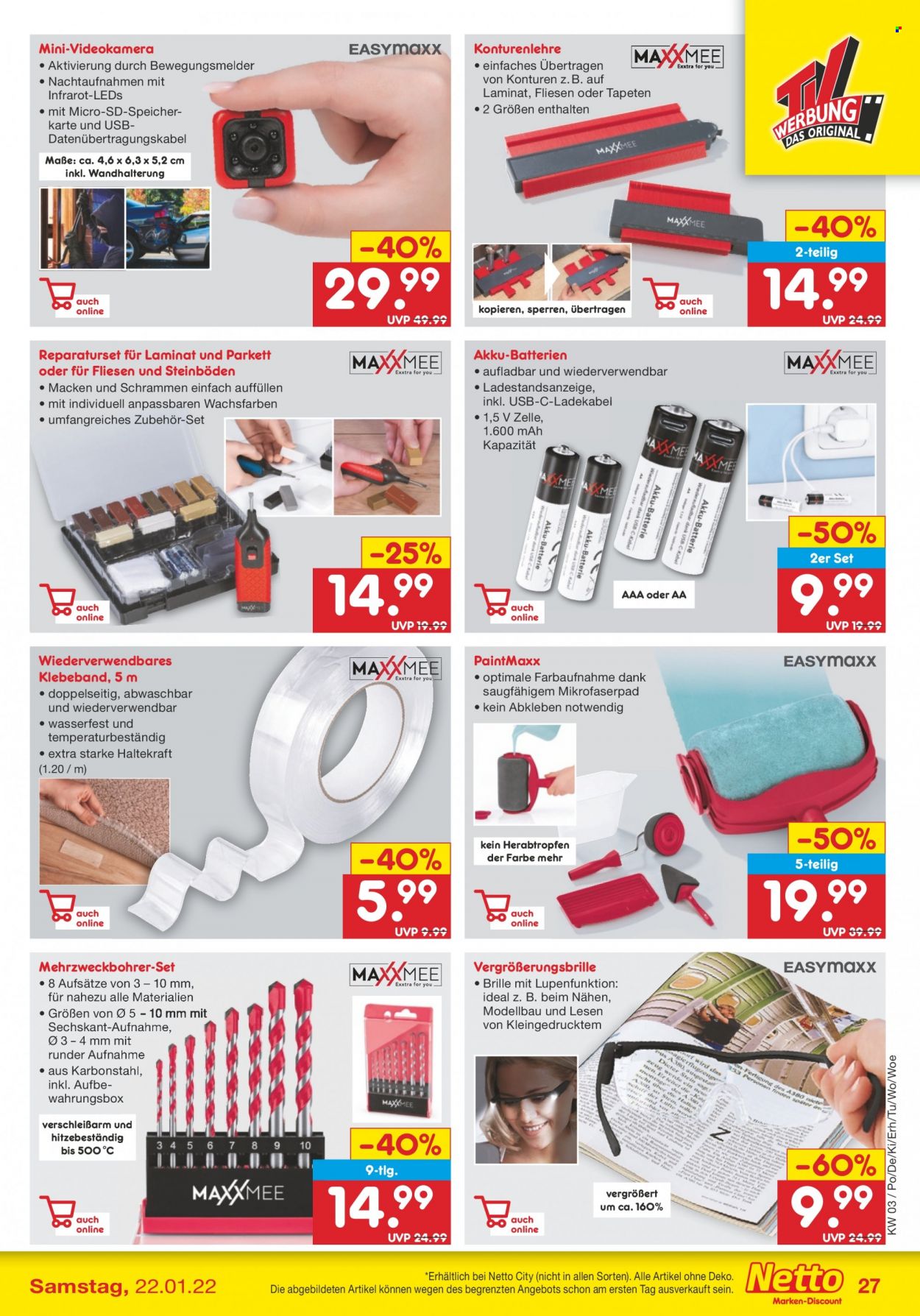 Netto Marken-Discount Prospekte  - 17.01.2022 - 22.01.2022. Seite 27