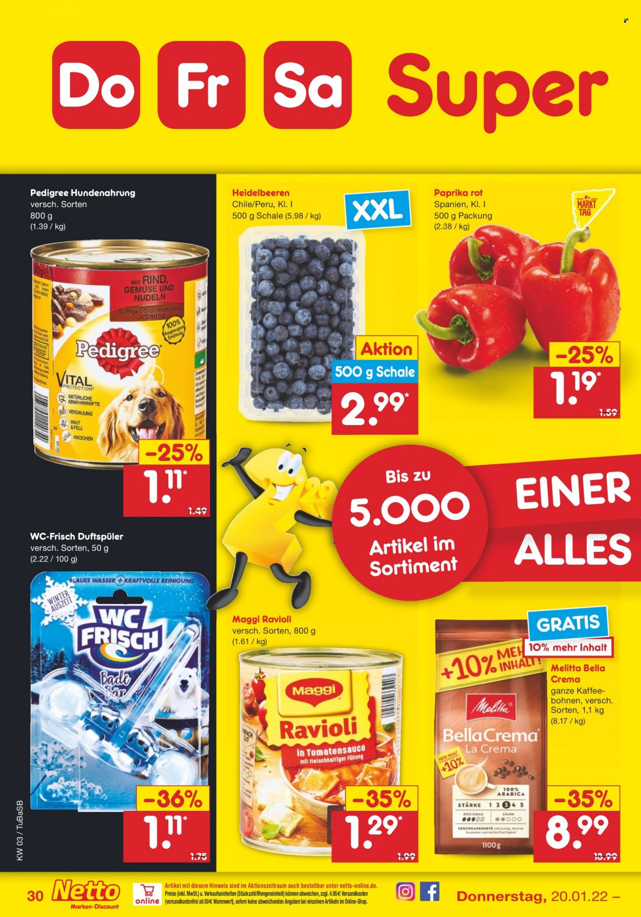 Netto Marken-Discount Prospekte  - 17.01.2022 - 22.01.2022. Seite 30