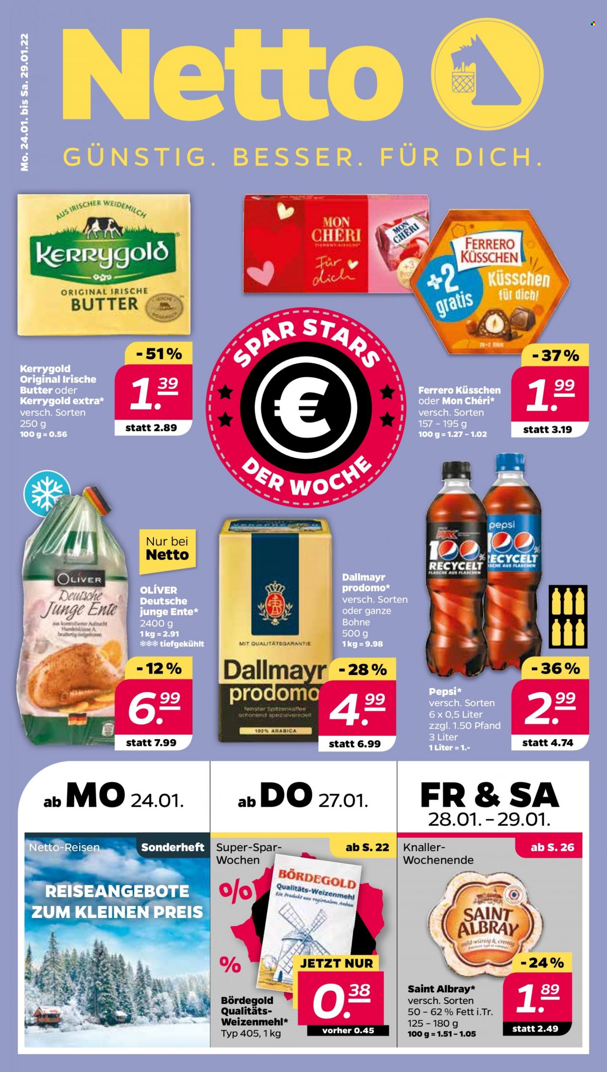 Netto Prospekte  - 24.01.2022 - 29.01.2022. Seite 1