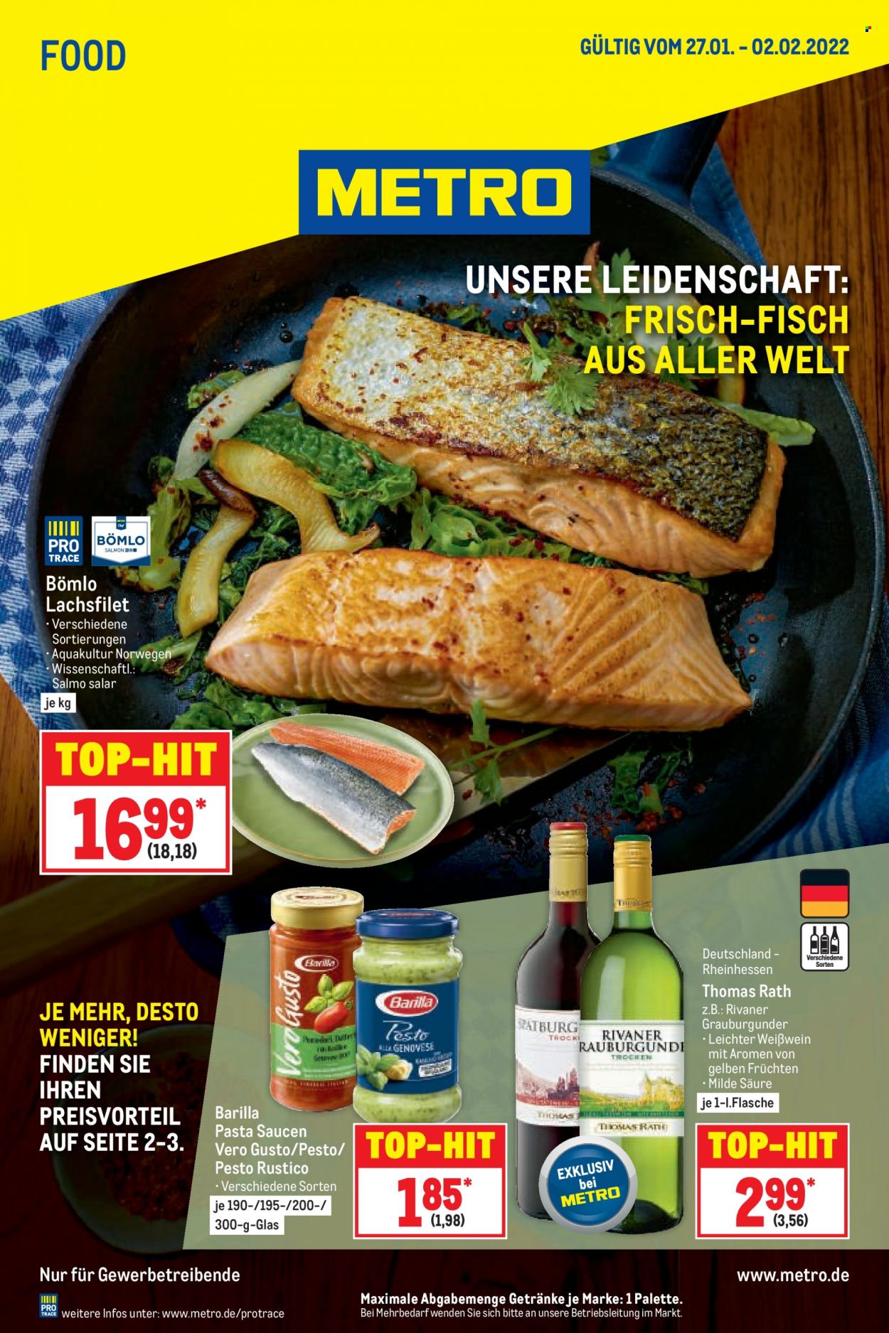 Metro Prospekte  - 27.01.2022 - 2.02.2022. Seite 1