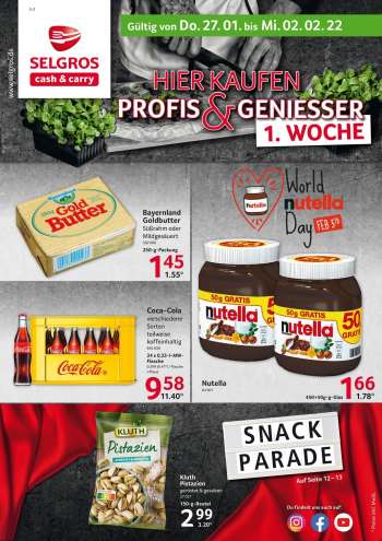 Prospekte Selgros - 27.01.2022 - 2.02.2022.