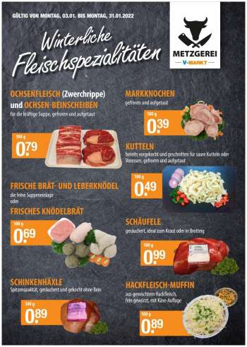 Prospekte V-Markt - 3.01.2022 - 31.01.2022.