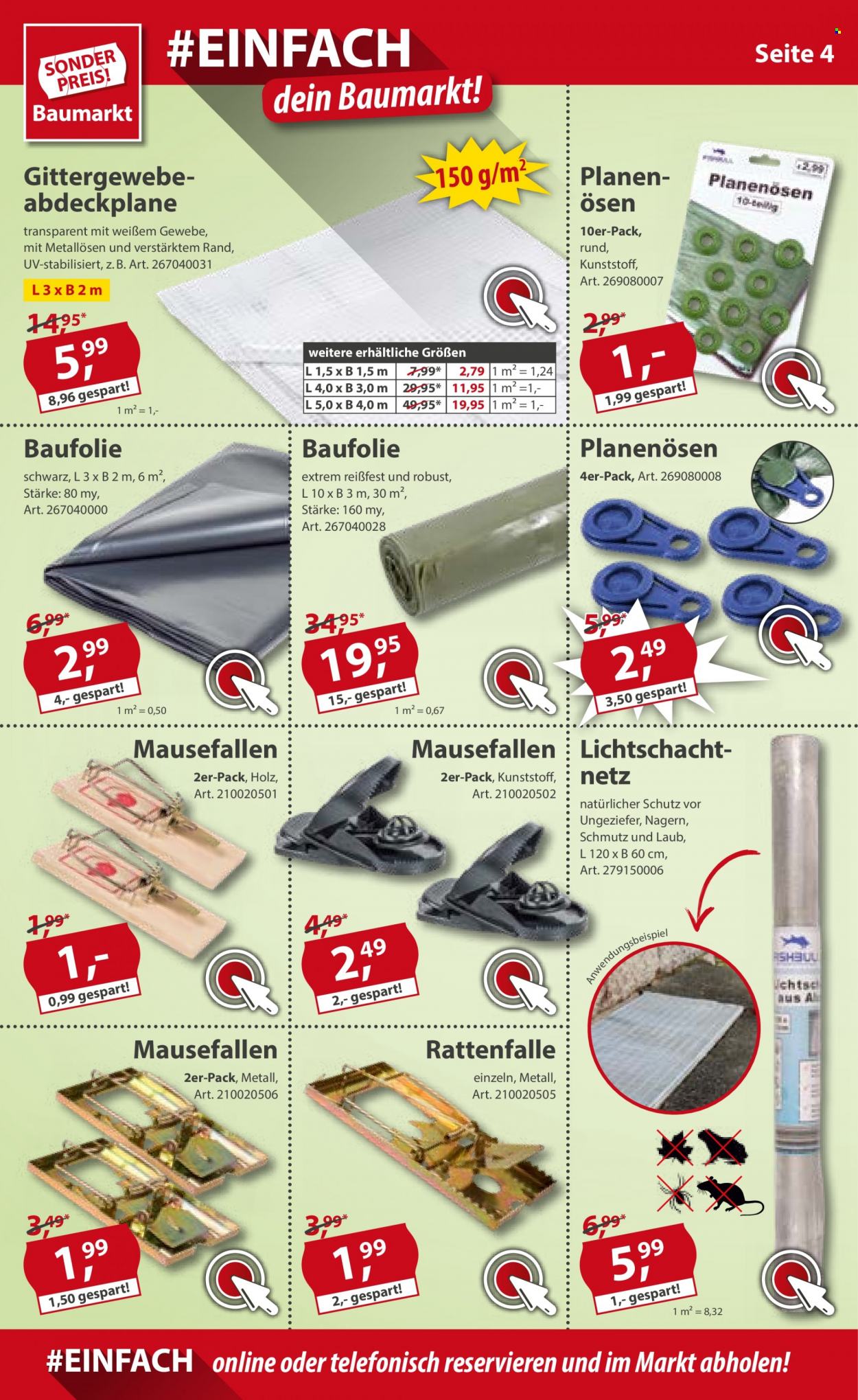 Sonderpreis-Baumarkt Prospekte  - 29.01.2022 - 4.02.2022. Seite 4