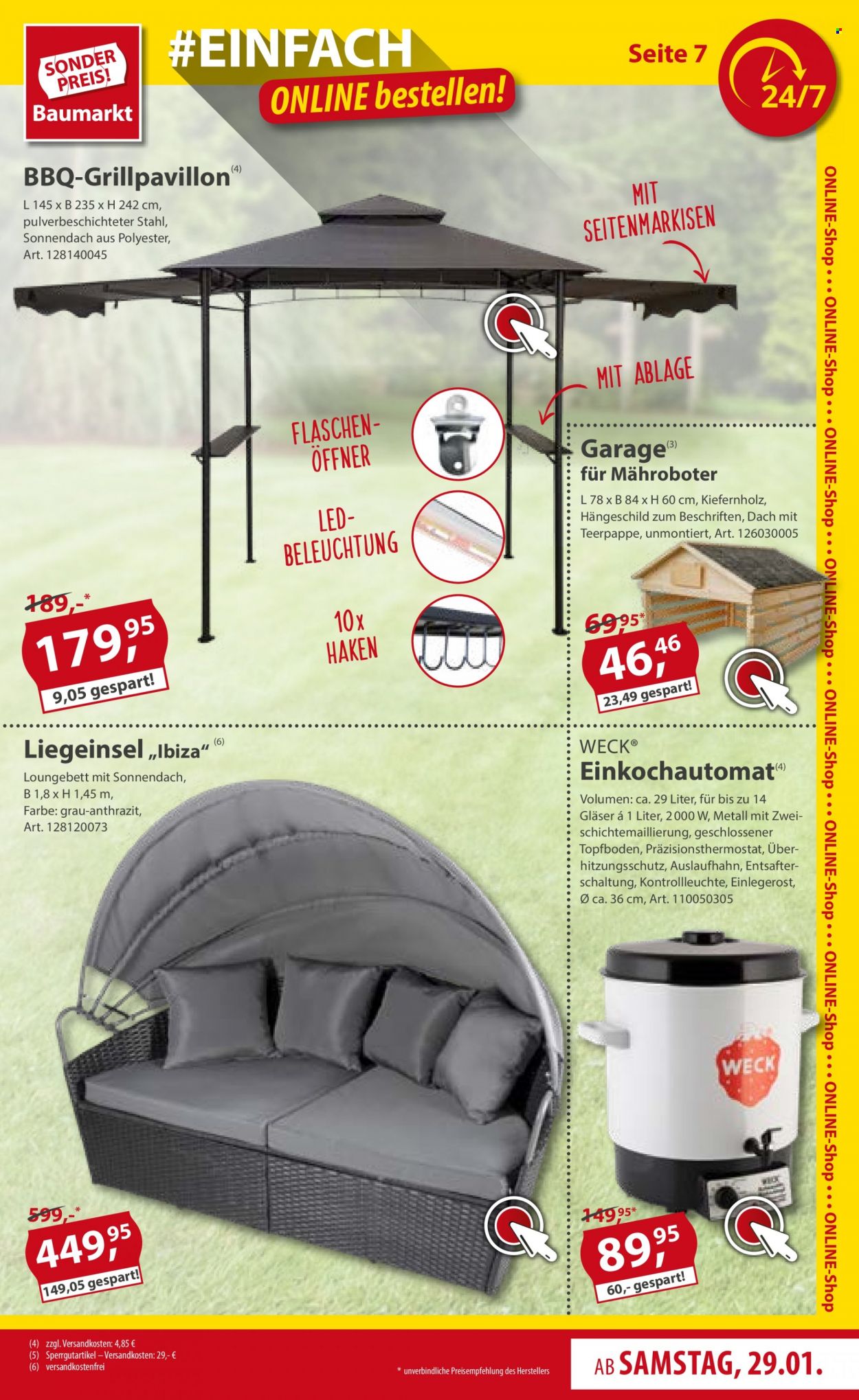 Sonderpreis-Baumarkt Prospekte  - 29.01.2022 - 4.02.2022. Seite 7