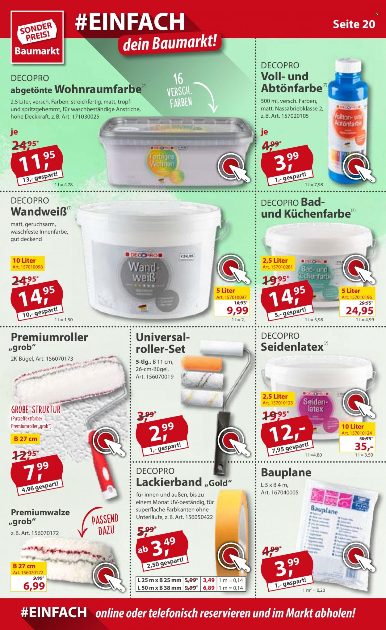Sonderpreis-Baumarkt Prospekte  - 29.01.2022 - 4.02.2022. Seite 20