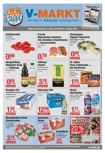 Prospekte V-Markt - 27.01.2022 - 2.02.2022.