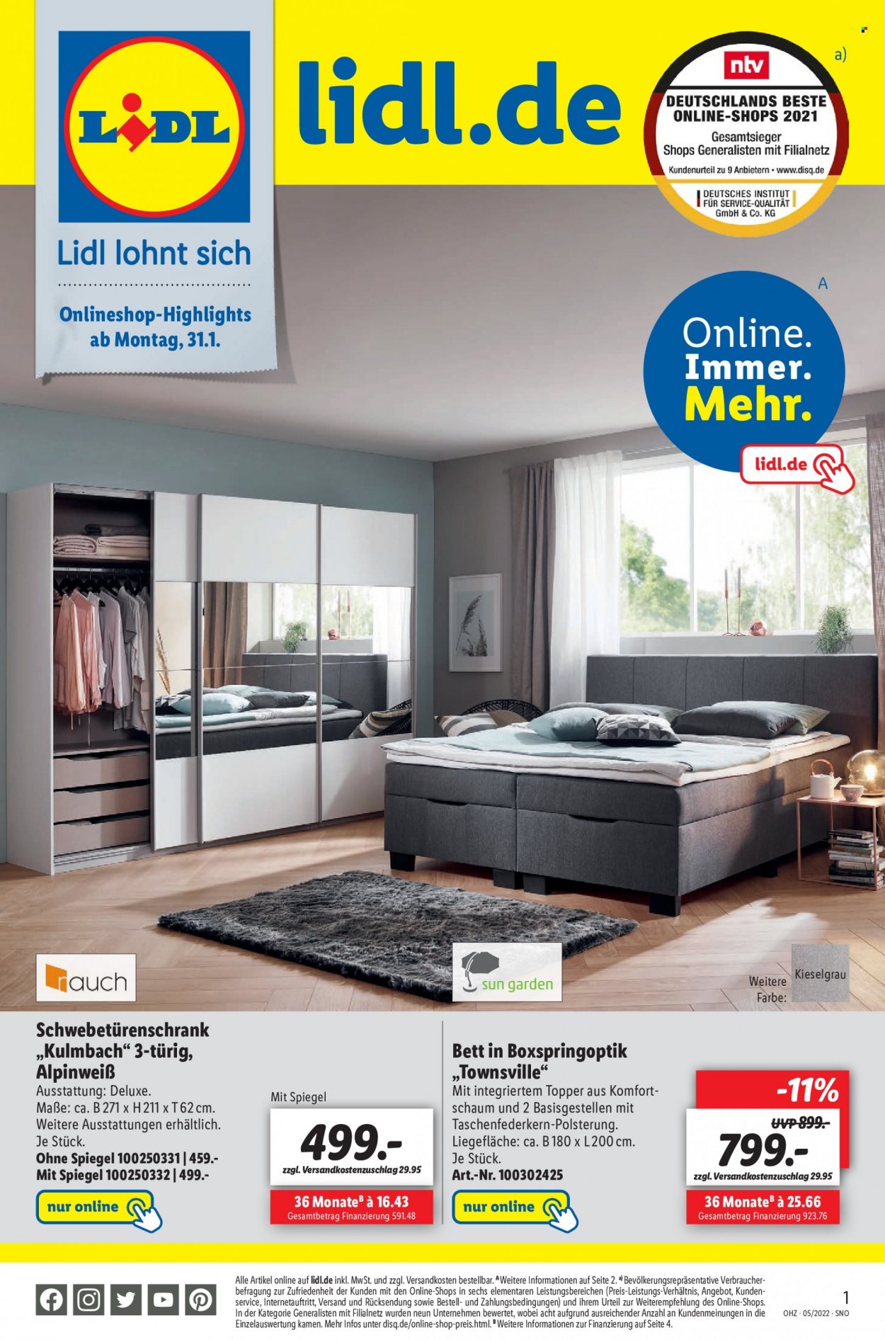 Lidl Prospekte  - 30.01.2022 - 6.02.2022. Seite 1