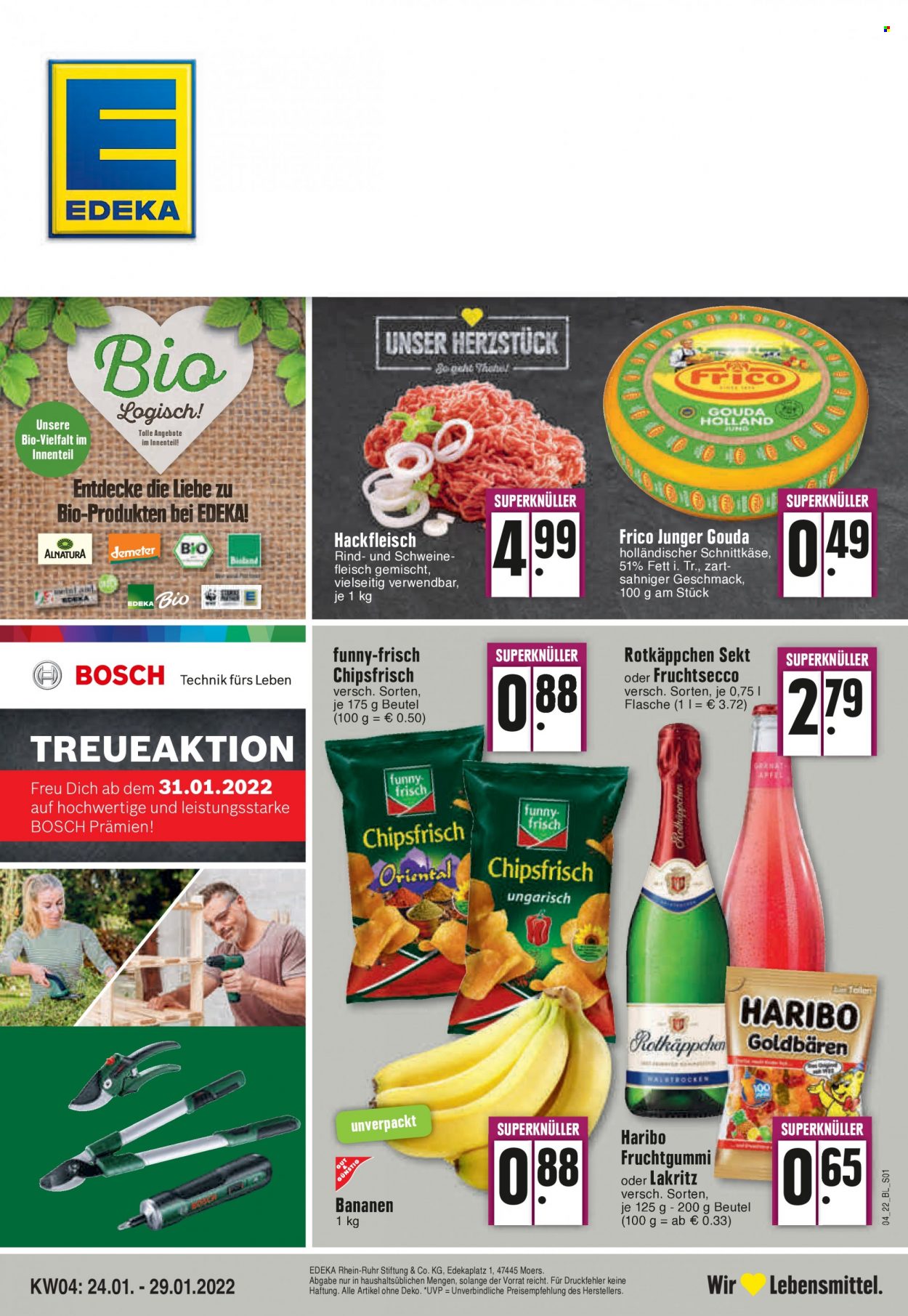 Edeka Prospekte  - 24.01.2022 - 29.01.2022. Seite 1