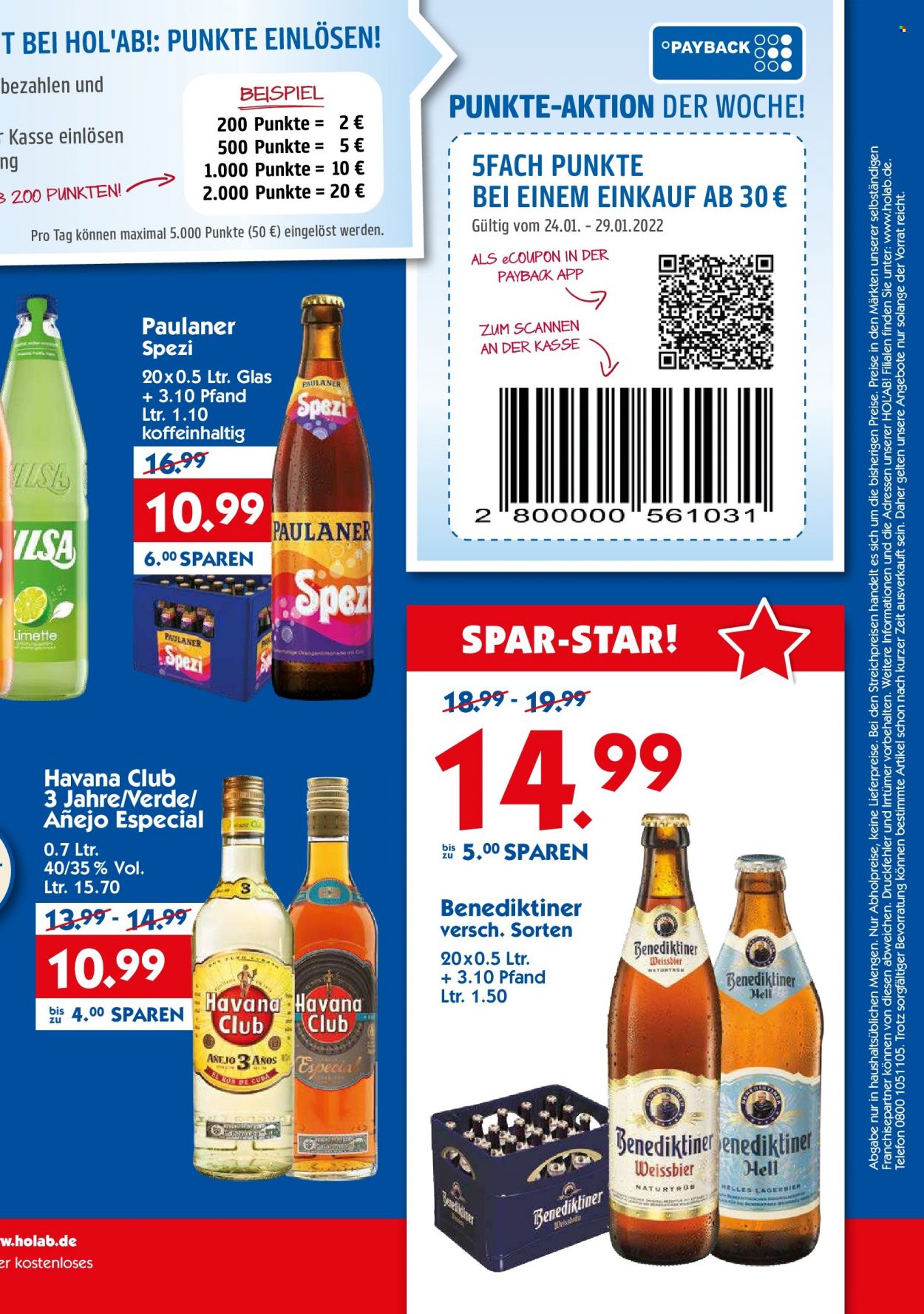 Hol'ab! Getränkemarkt Prospekte  - 24.01.2022 - 29.01.2022. Seite 2