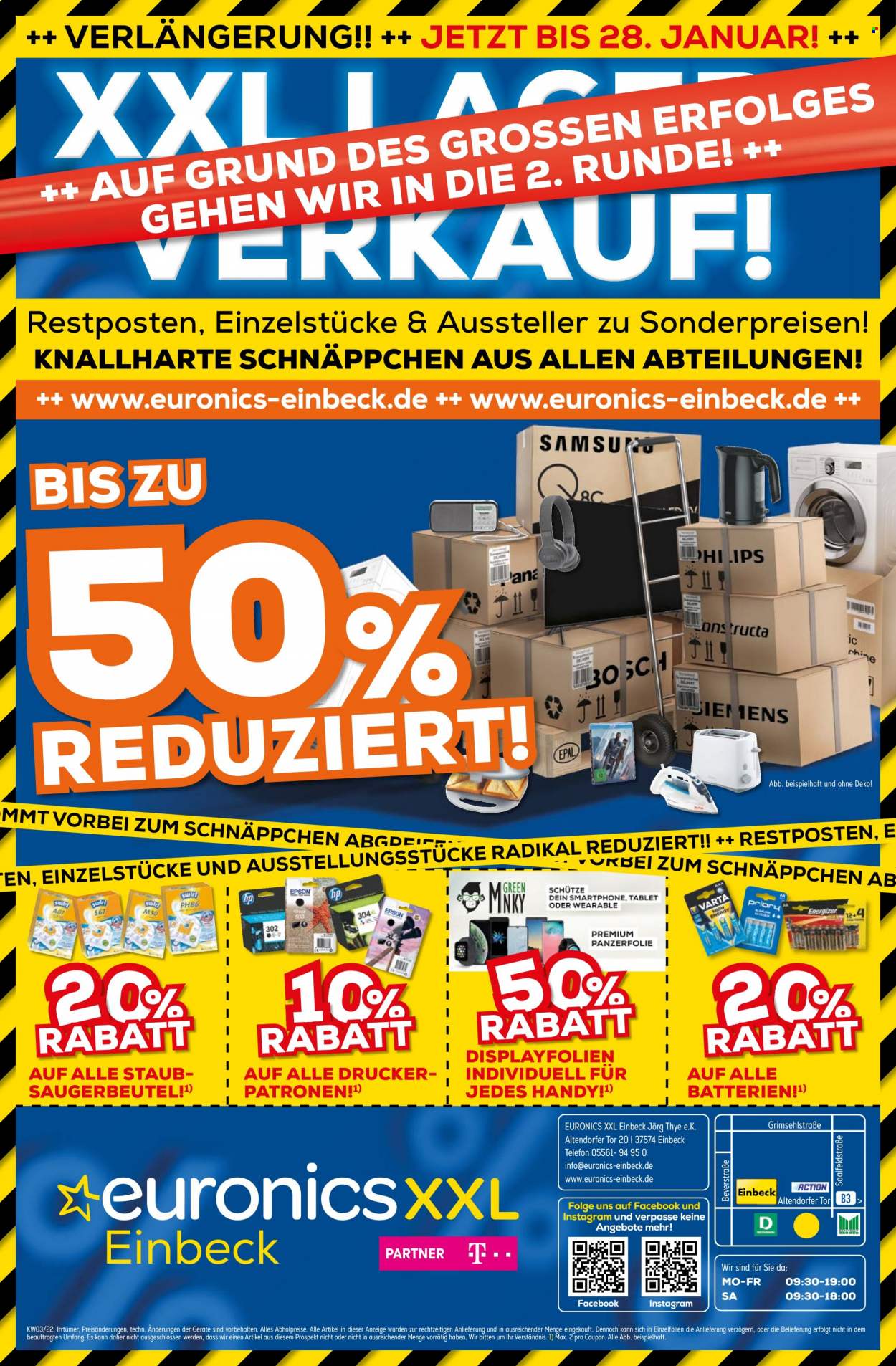 Euronics Prospekte  - 22.01.2022 - 28.01.2022. Seite 1