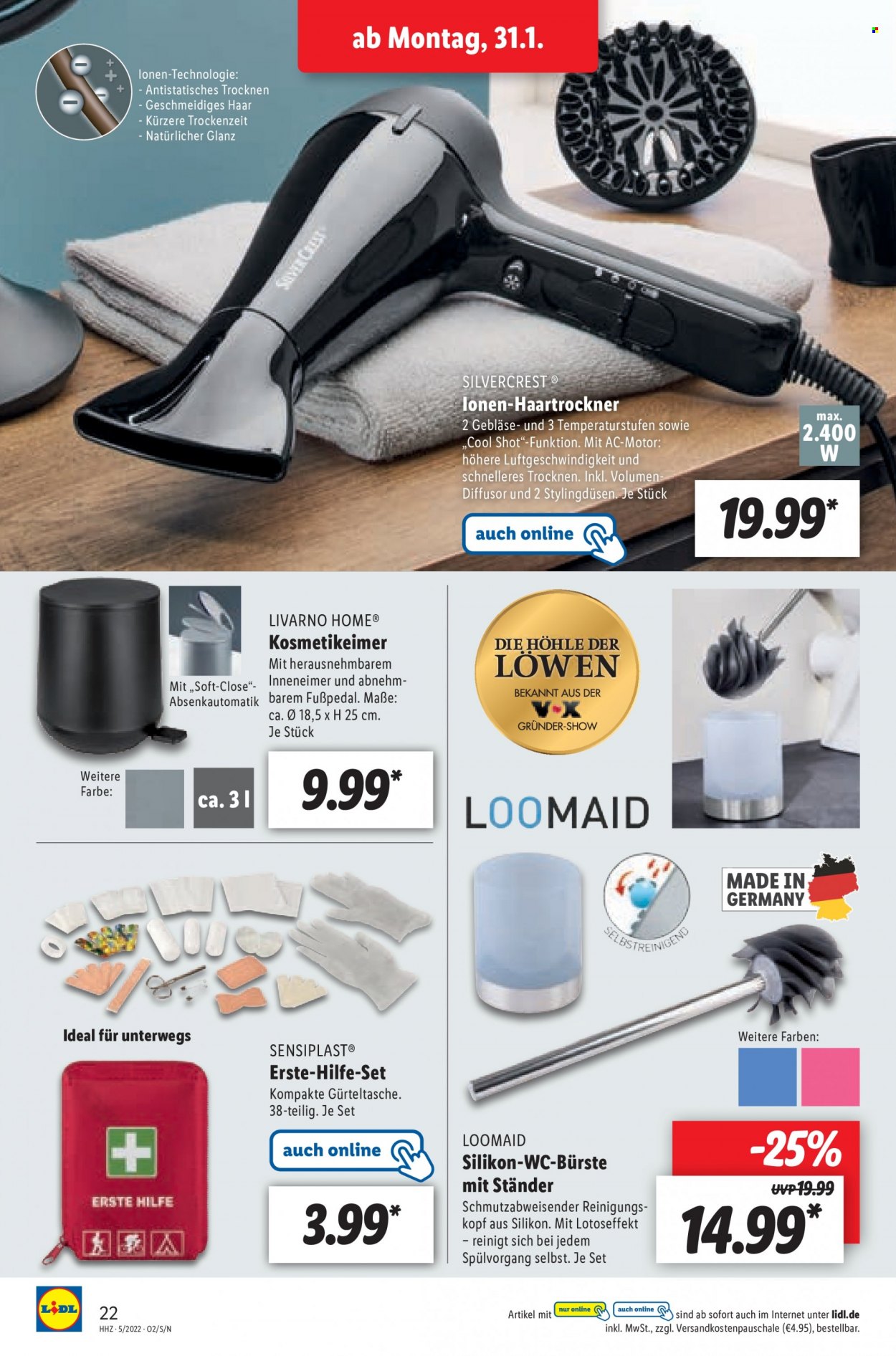 Lidl Prospekte  - 31.01.2022 - 5.02.2022. Seite 22
