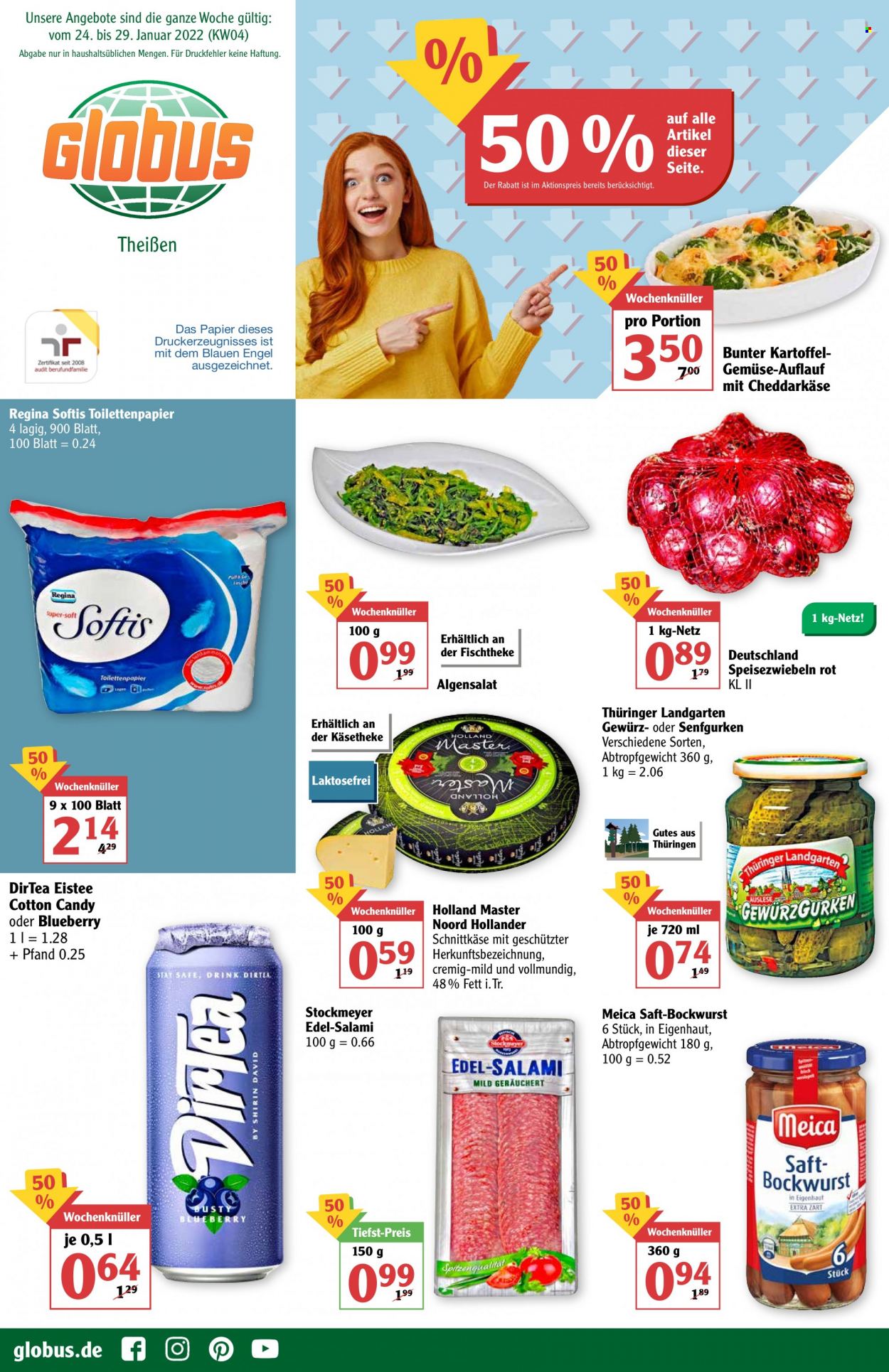 Globus Prospekte  - 24.01.2022 - 29.01.2022. Seite 1