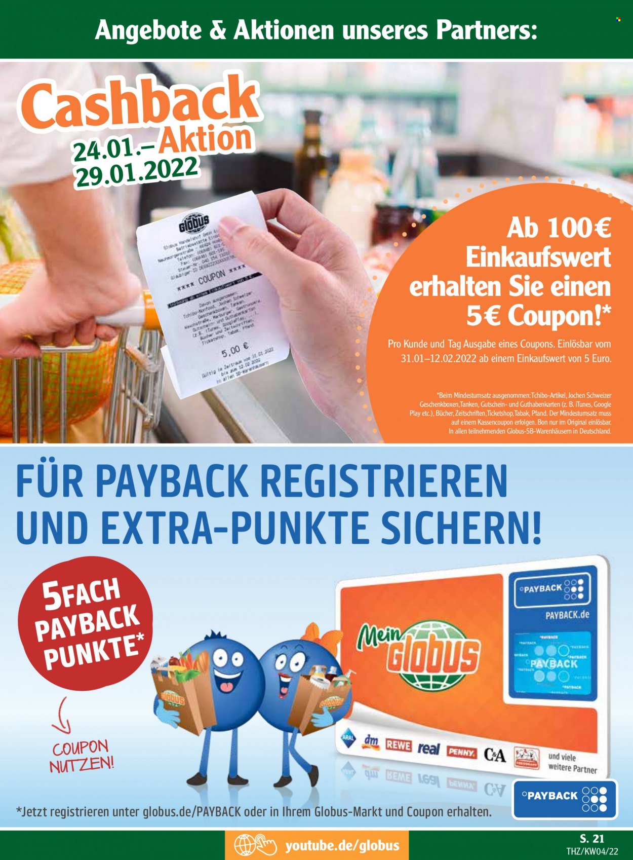 Globus Prospekte  - 24.01.2022 - 29.01.2022. Seite 23
