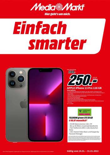 Prospekte MediaMarkt - 24.01.2022 - 31.01.2022.