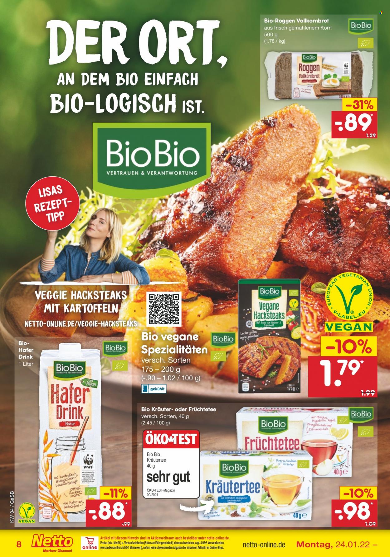 Netto Marken-Discount Prospekte  - 24.01.2022 - 29.01.2022. Seite 8