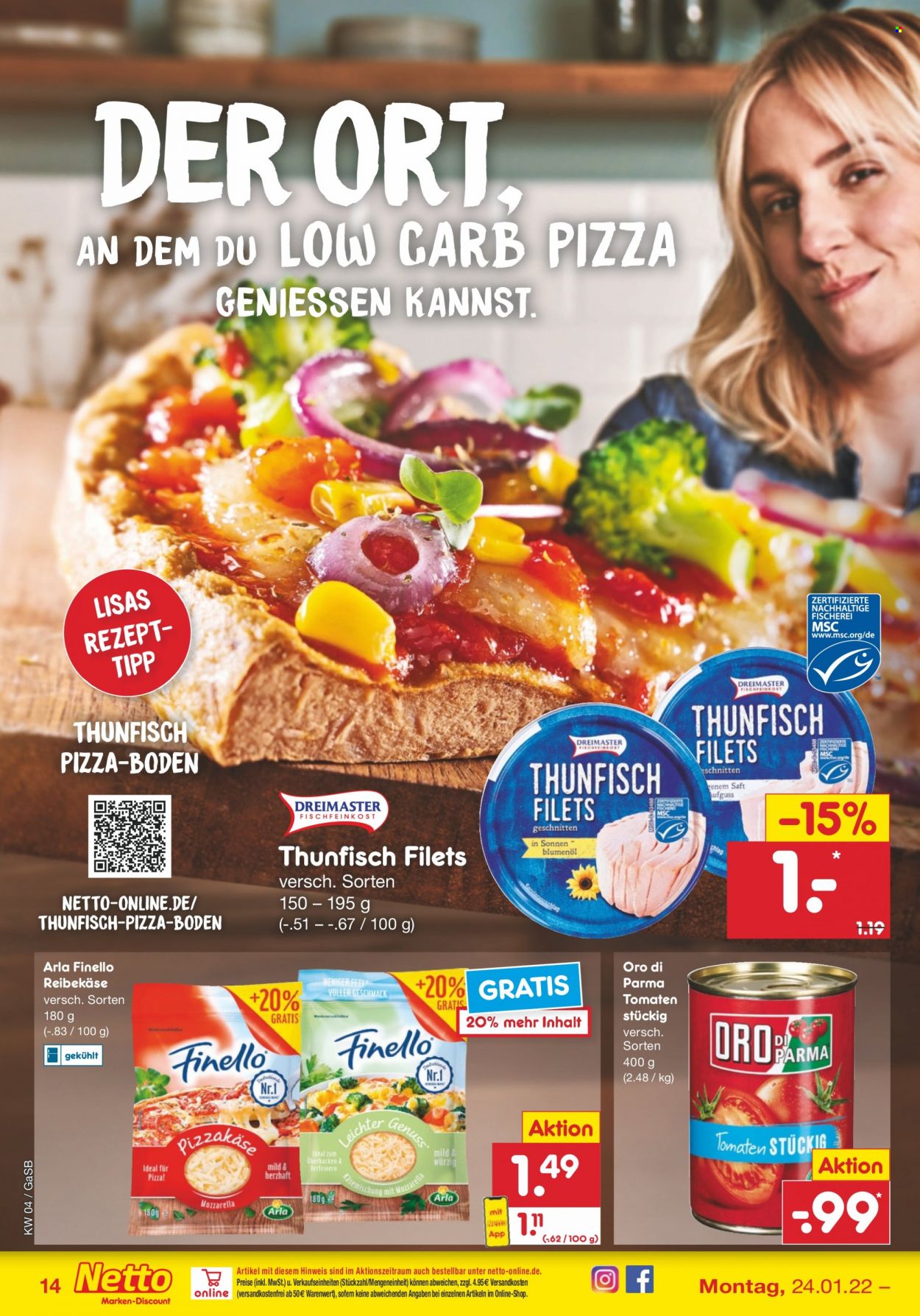 Netto Marken-Discount Prospekte  - 24.01.2022 - 29.01.2022. Seite 14