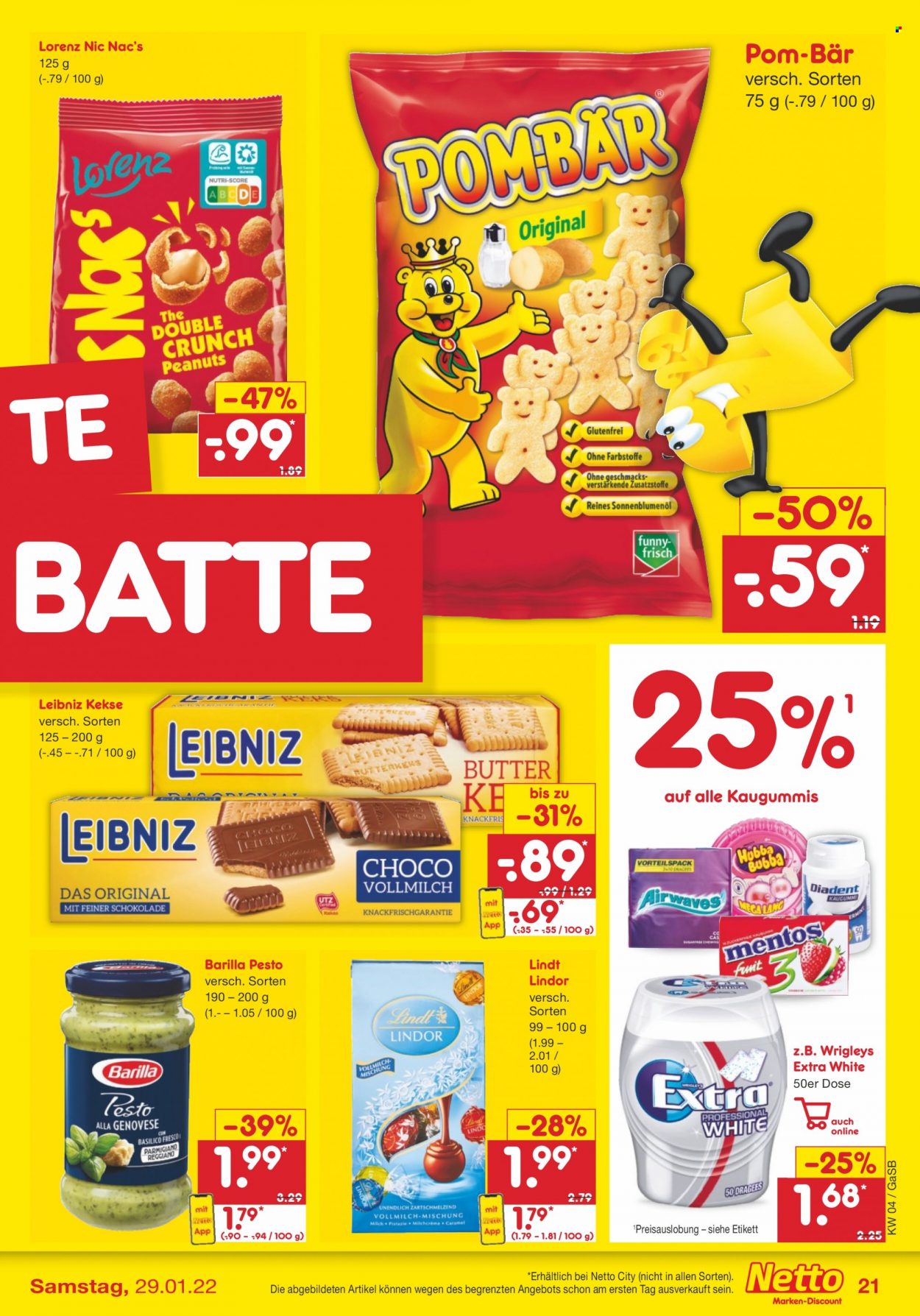 Netto Marken-Discount Prospekte  - 24.01.2022 - 29.01.2022. Seite 21