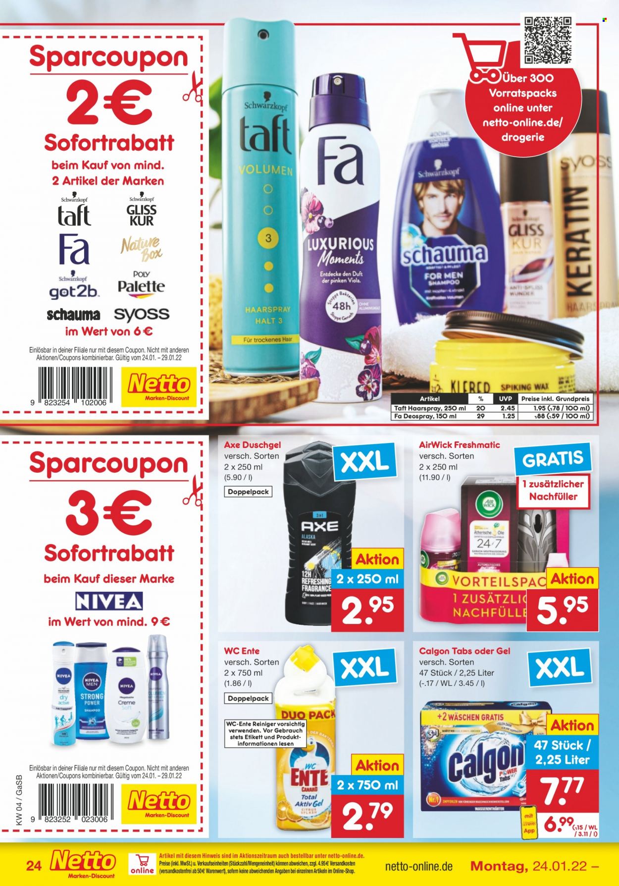 Netto Marken-Discount Prospekte  - 24.01.2022 - 29.01.2022. Seite 24