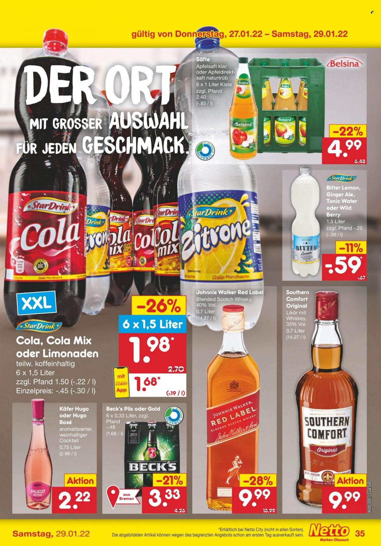 Netto Marken-Discount Prospekte  - 24.01.2022 - 29.01.2022. Seite 35