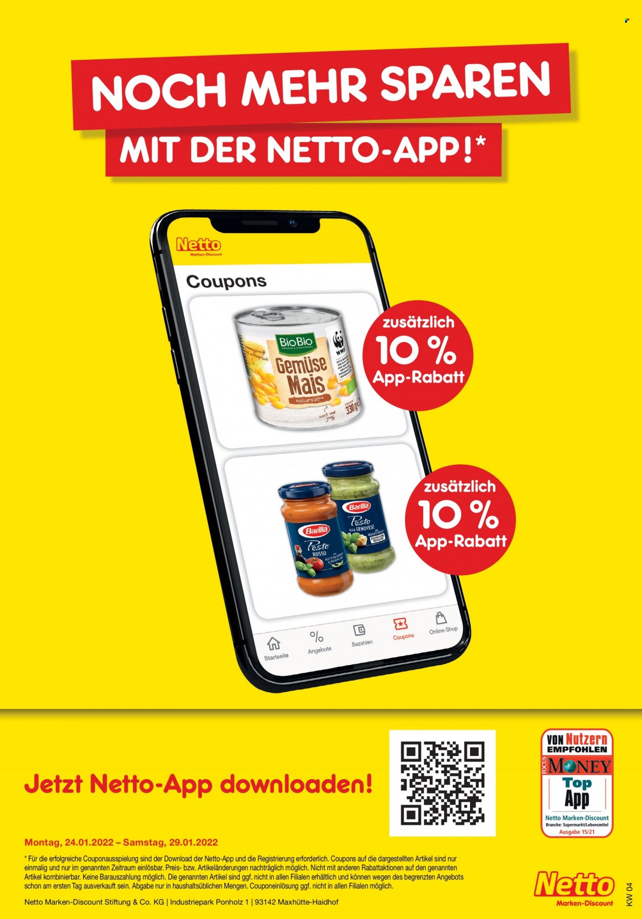 Netto Marken-Discount Prospekte  - 24.01.2022 - 29.01.2022. Seite 41